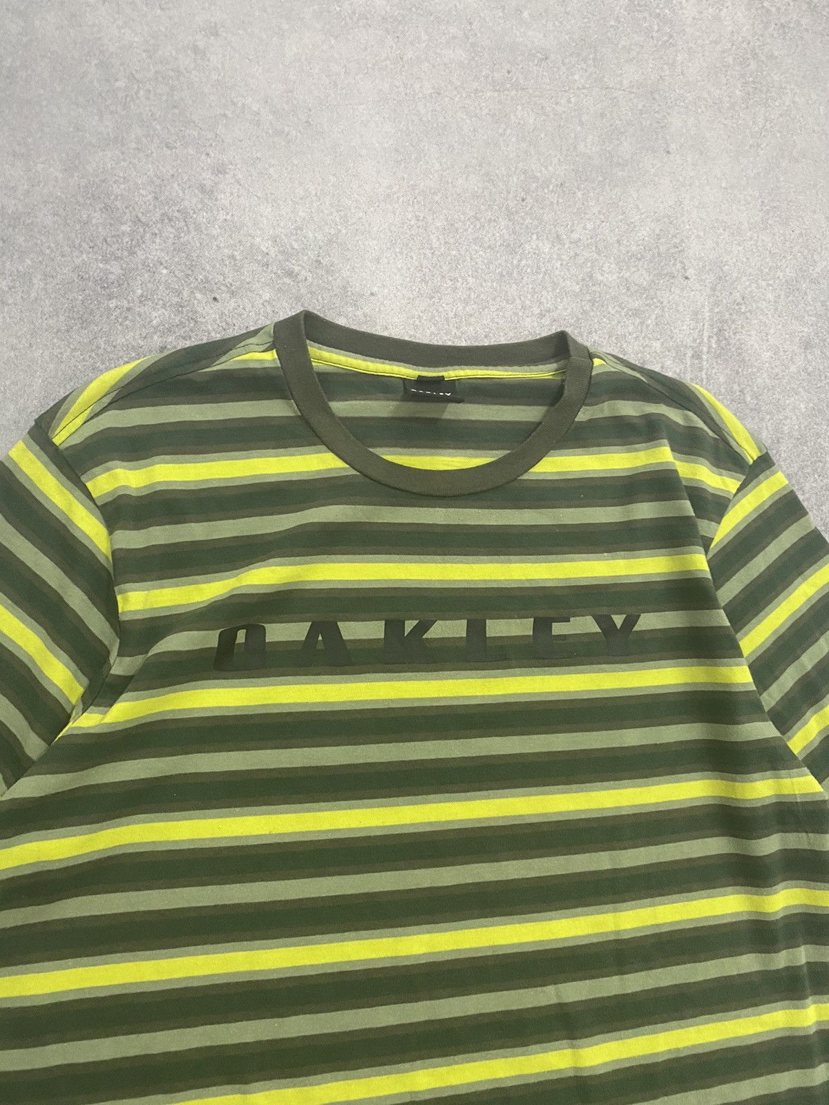 Oakley Oakley T Shirt Short Sleeve Multiple Stripes Night Forest Size US M / EU 48-50 / 2 - 2 Thumbnail