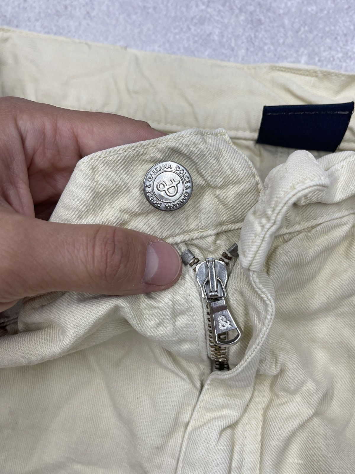 Dolce & Gabbana Vintage Dolce Gabbana Pants Beige Italy Lampo Size M Size US 32 / EU 48 - 10 Thumbnail