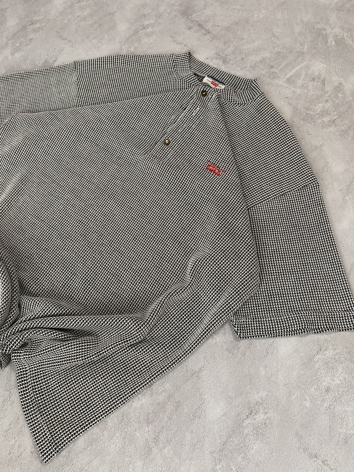 Levi's Vintage Clothing 🩻 Vintage T Shirt Levis Ribbed Style Long Sleeve Size US XL / EU 56 / 4 - 2 Thumbnail