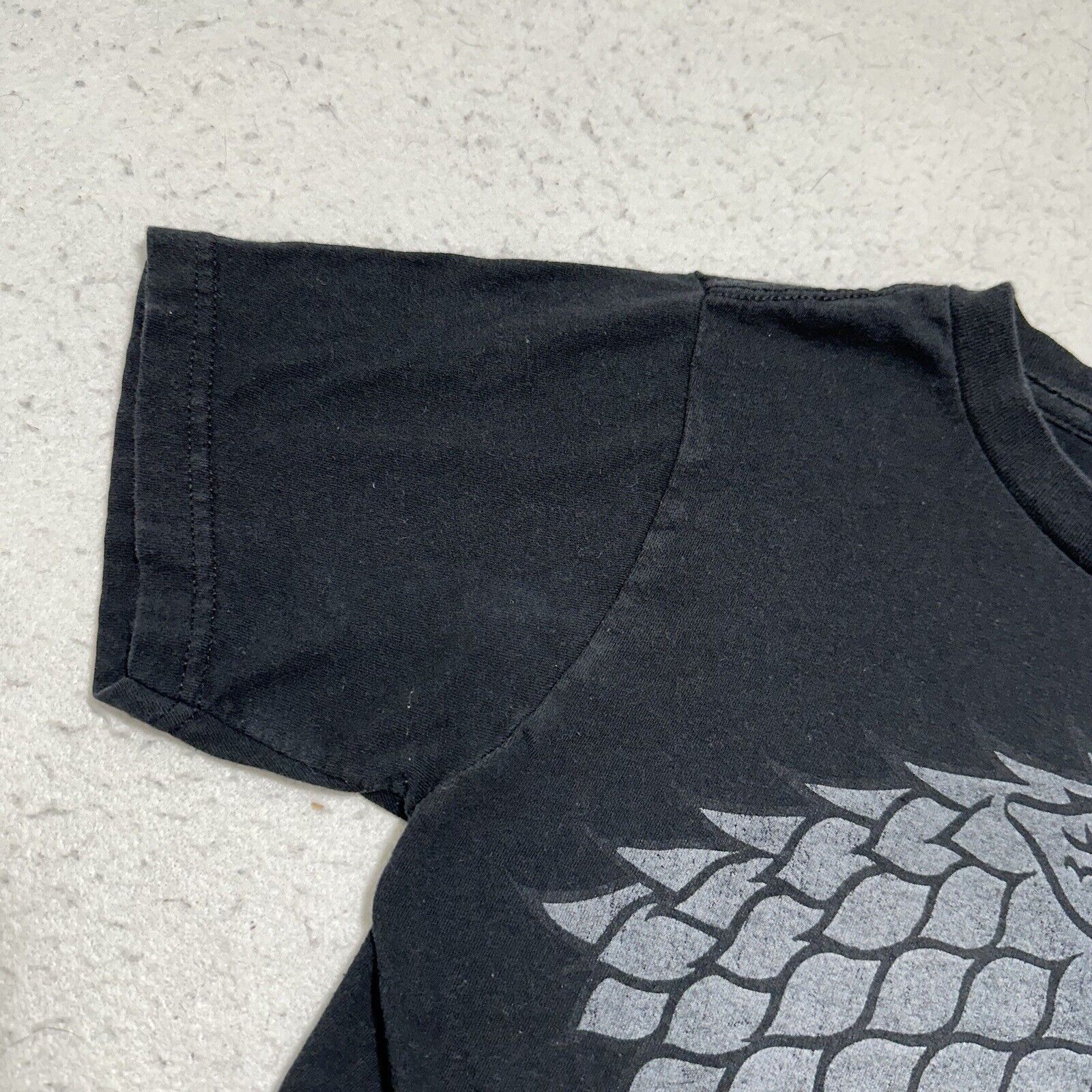 Other Game of Thrones XS Wolf Logo TV Show Graphic T Shirt Black Size US XS / EU 42 / 0 - 5 Thumbnail