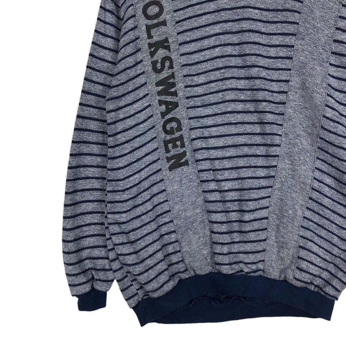 Japanese Brand × Vintage Rare Volkswagen Stripe Fleece Sweatshirt Small #A2 Size US S / EU 44-46 / 1 - 3 Thumbnail
