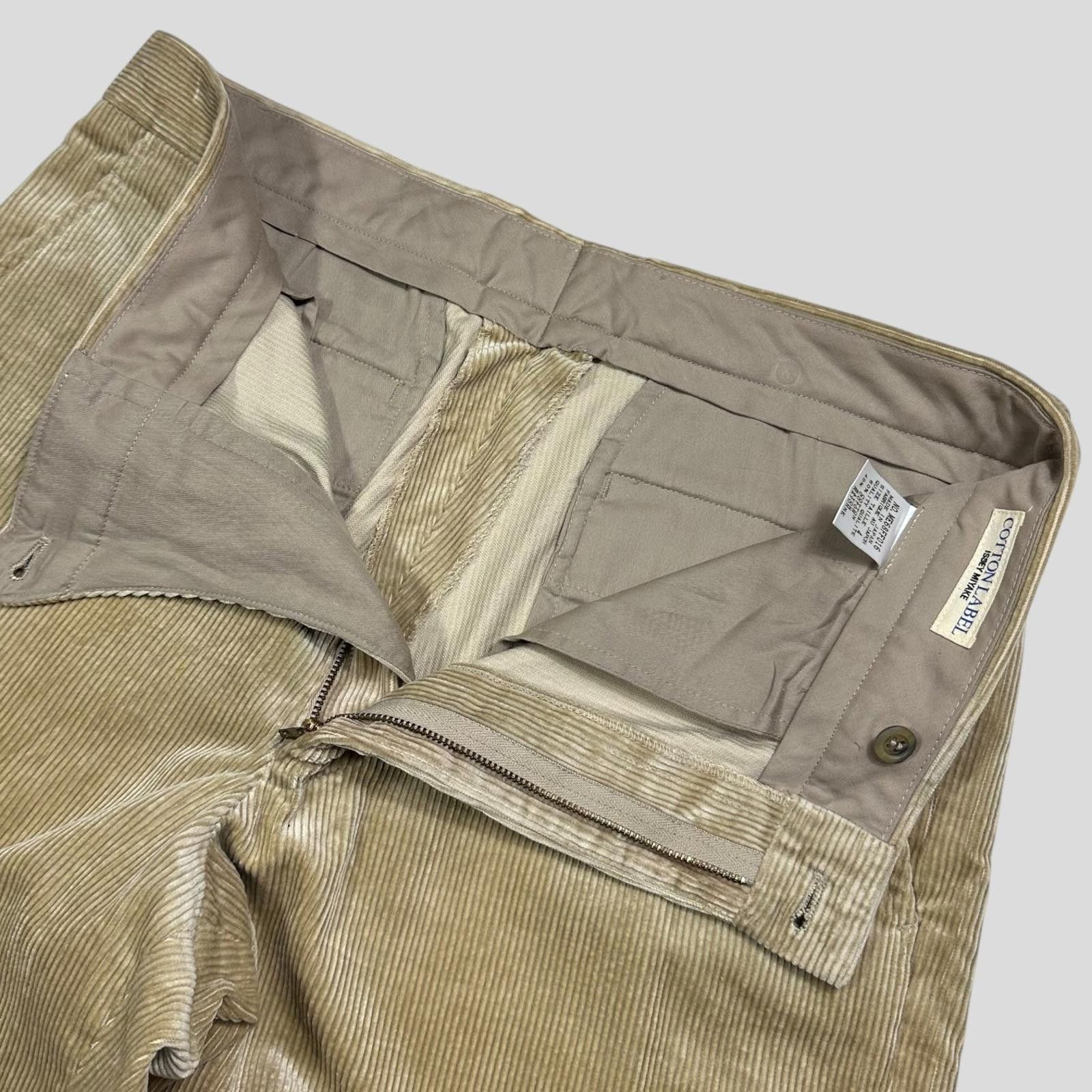 Issey Miyake Issey Miyake 1988 Cotton Label Jumbo Cord Trousers - 4 (L) Size US 35 - 4 Thumbnail
