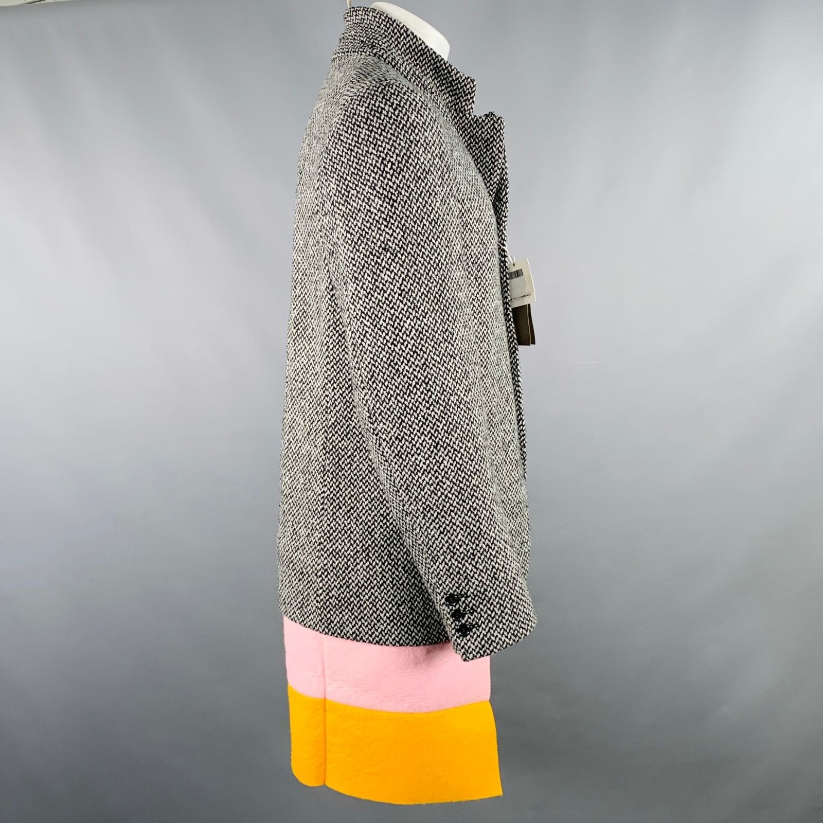 Comme des Garcons Homme Plus COMME des GARCONS HOMME PLUS Size M Black White Tweed Jacket Size US M / EU 48-50 / 2 - 2 Thumbnail