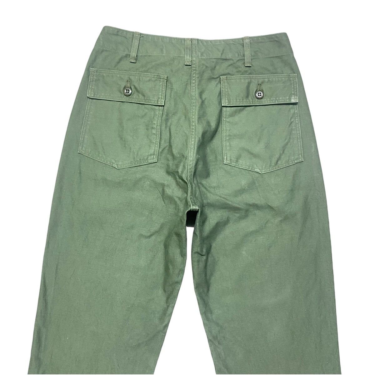 Japanese Brand D.M.G Domingo OG107 Us Army Fatigue Pants Sateen Size US 28 / EU 44 - 9 Thumbnail