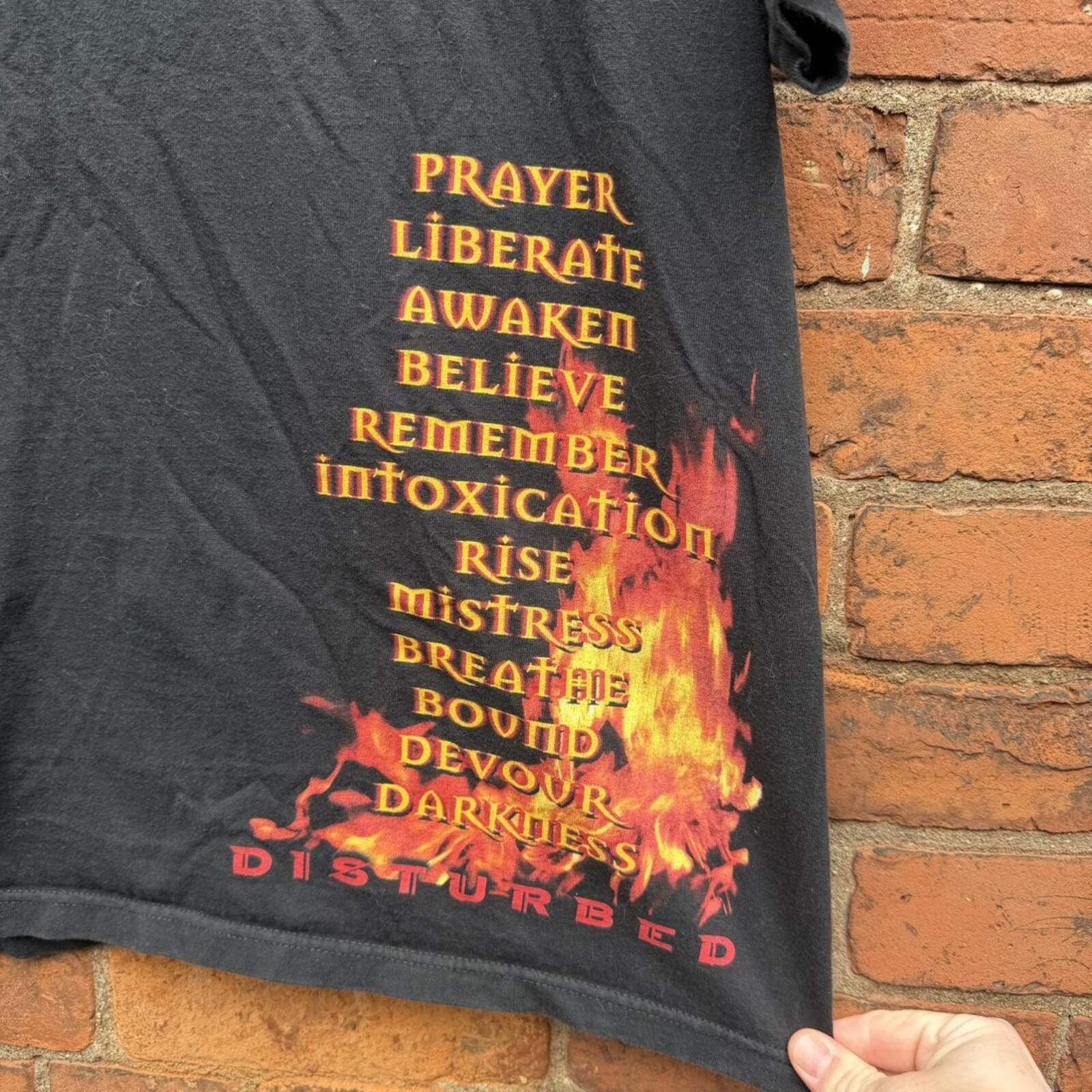 Delta Vintage disturbed prayer liberate awaken t shirt 00s XL Size US XL / EU 56 / 4 - 2 Thumbnail