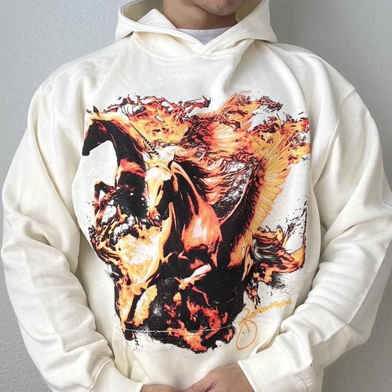 Other Pegasus Phantom Exclusive Graphics White Hoodie Size US XL / EU 56 / 4 - 1 Thumbnail