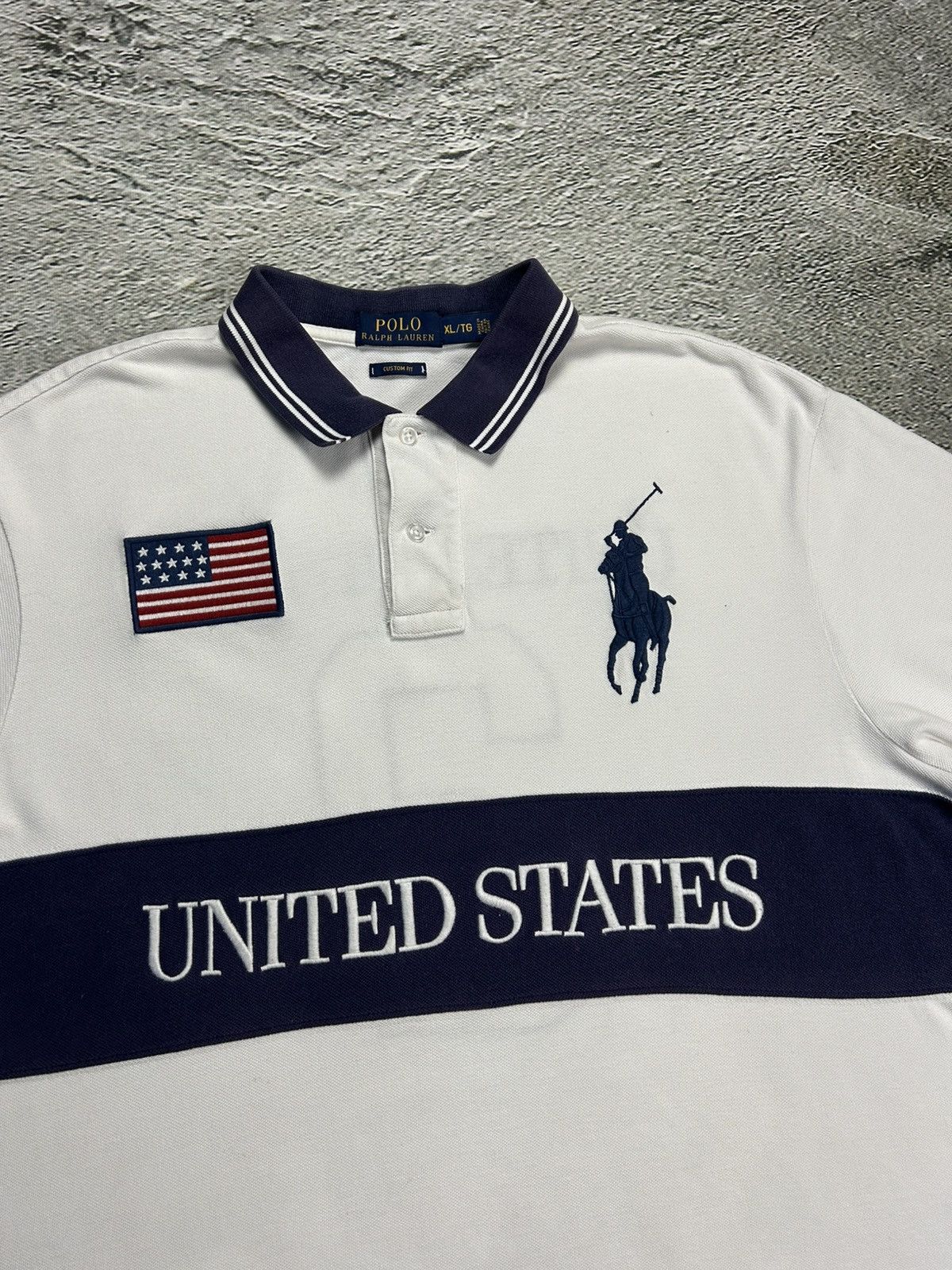 Polo Ralph Lauren × Ralph Lauren × Vintage Chief Keef Polo Ralph Lauren USA vintage shirt white Size US XL / EU 56 / 4 - 2 Thumbnail