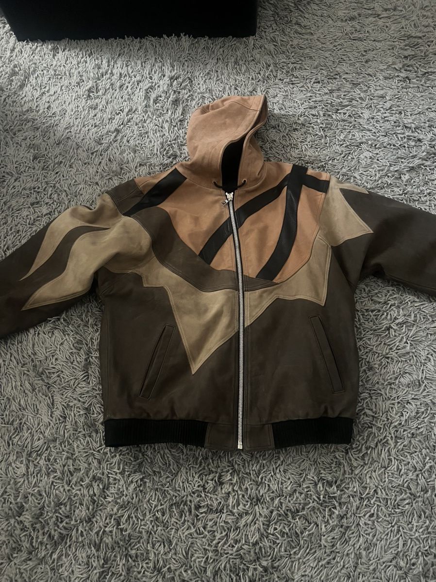Just Don JUST DON PHOENIX SUNS HOODED LEATHER JACKET Size US L / EU 52-54 / 3 - 1 Thumbnail