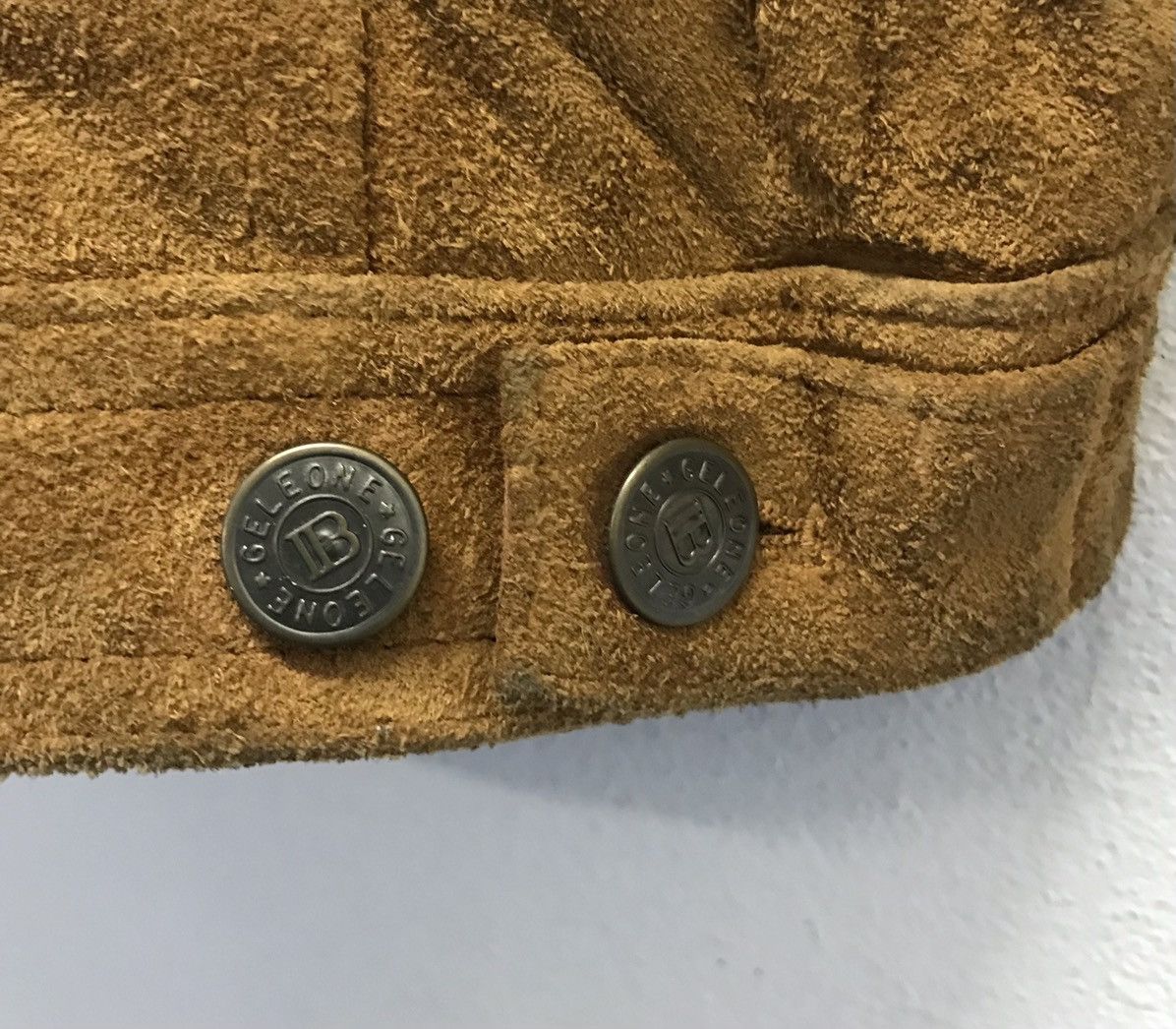Vintage Vintage Geleone Basic Leather Jacket Size US L / EU 52-54 / 3 - 12 Thumbnail