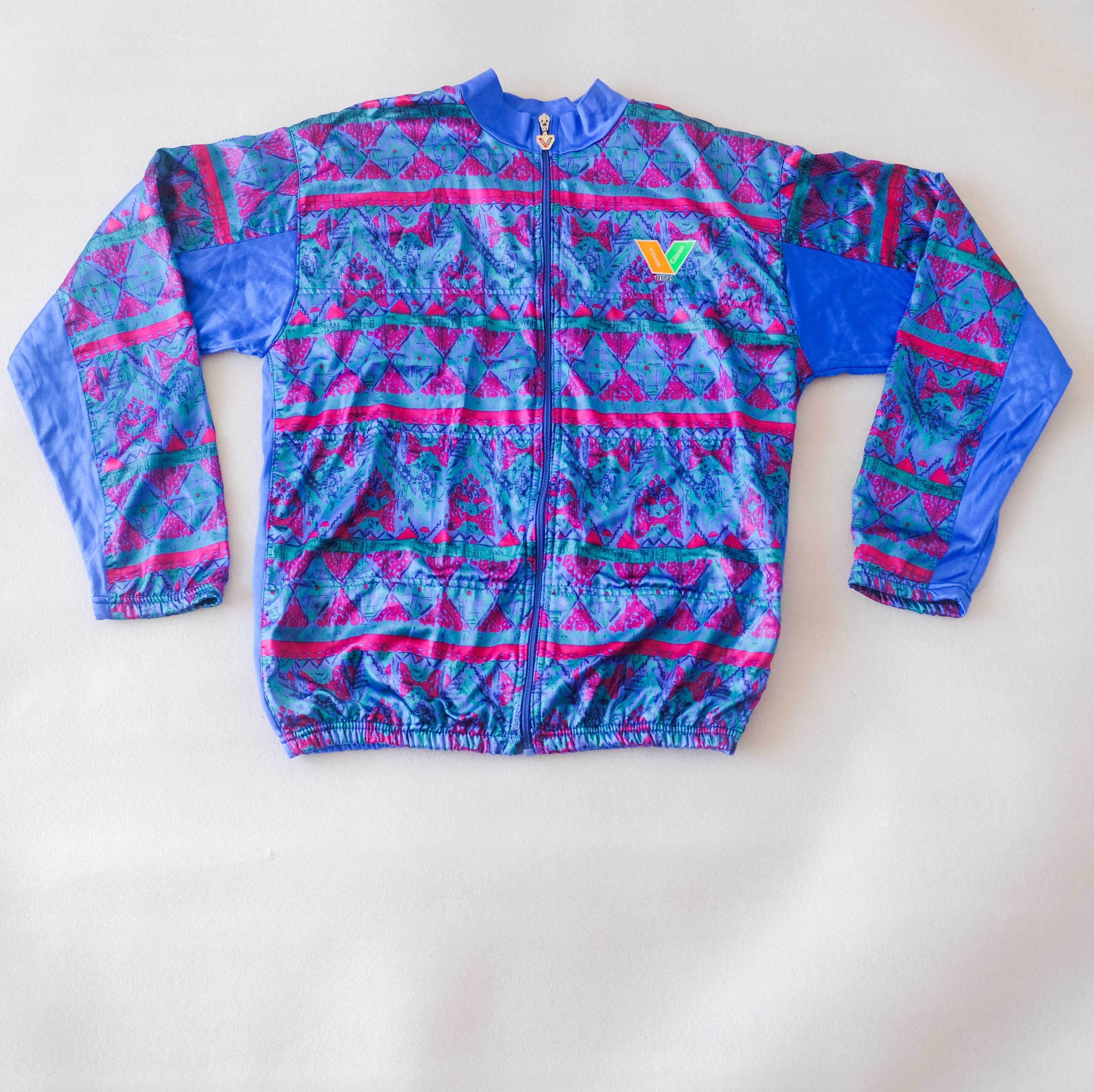 Vintage Vittore Gianni Vintage Sport / Cycling Jacket 80s Size US L / EU 52-54 / 3 - 1 Thumbnail