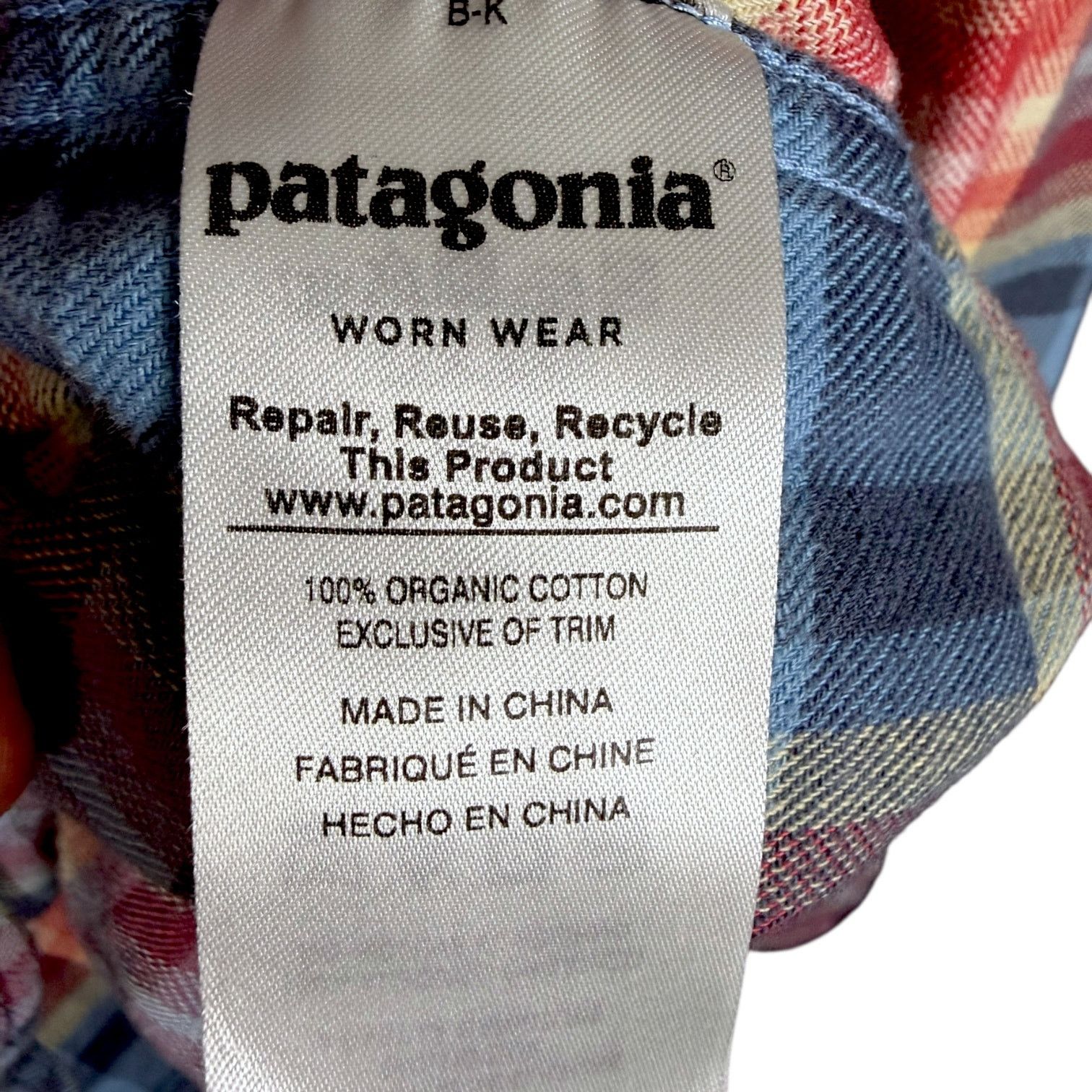 Patagonia Men's Patagonia Red Fjord Flannel Plaid Button-Down Shirt M Size US XL / EU 56 / 4 - 6 Thumbnail