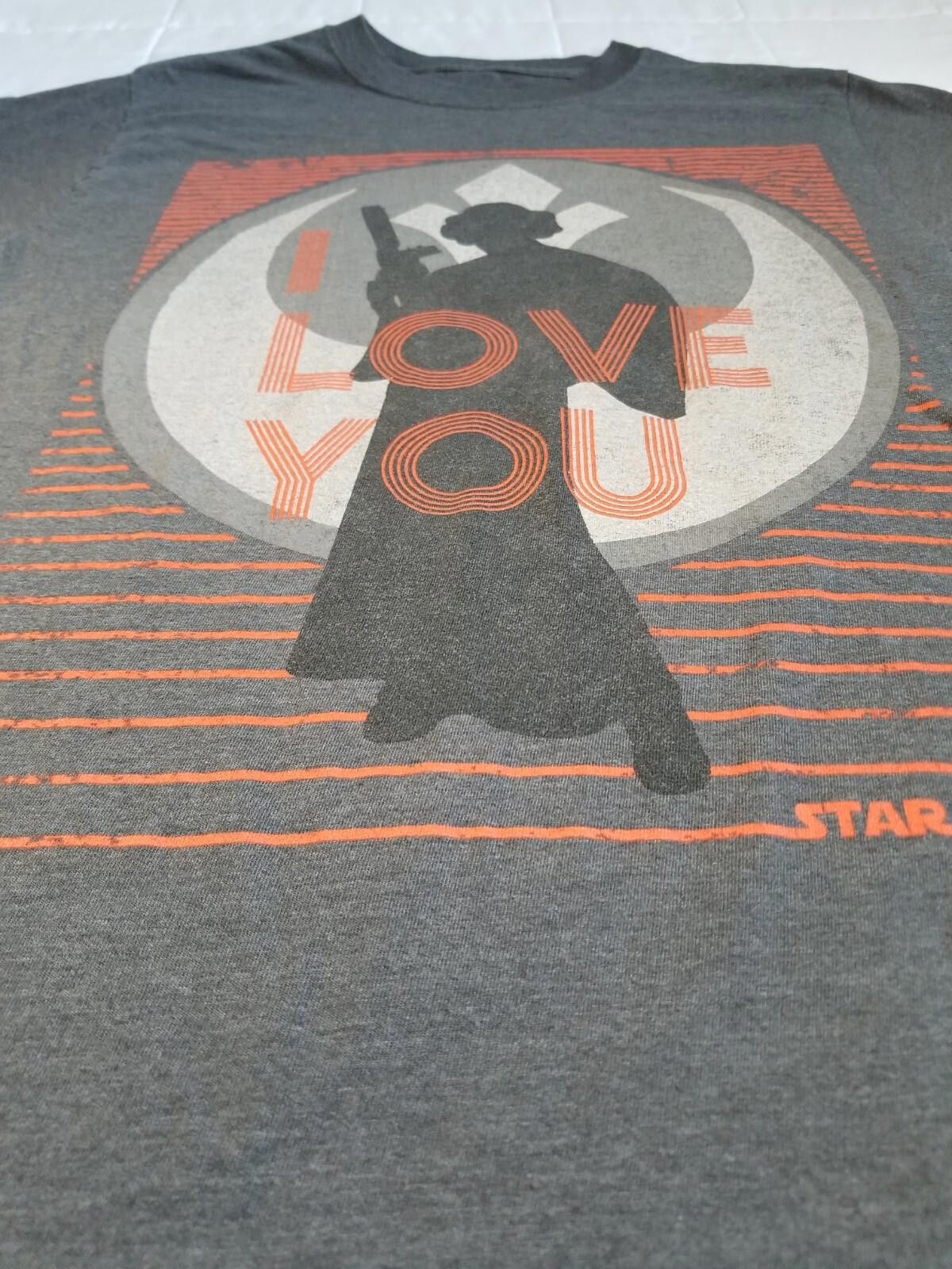 Disney Disney Parks Star Wars T-Shirt Princess Leia Gray Size Small Size ONE SIZE - 4 Thumbnail