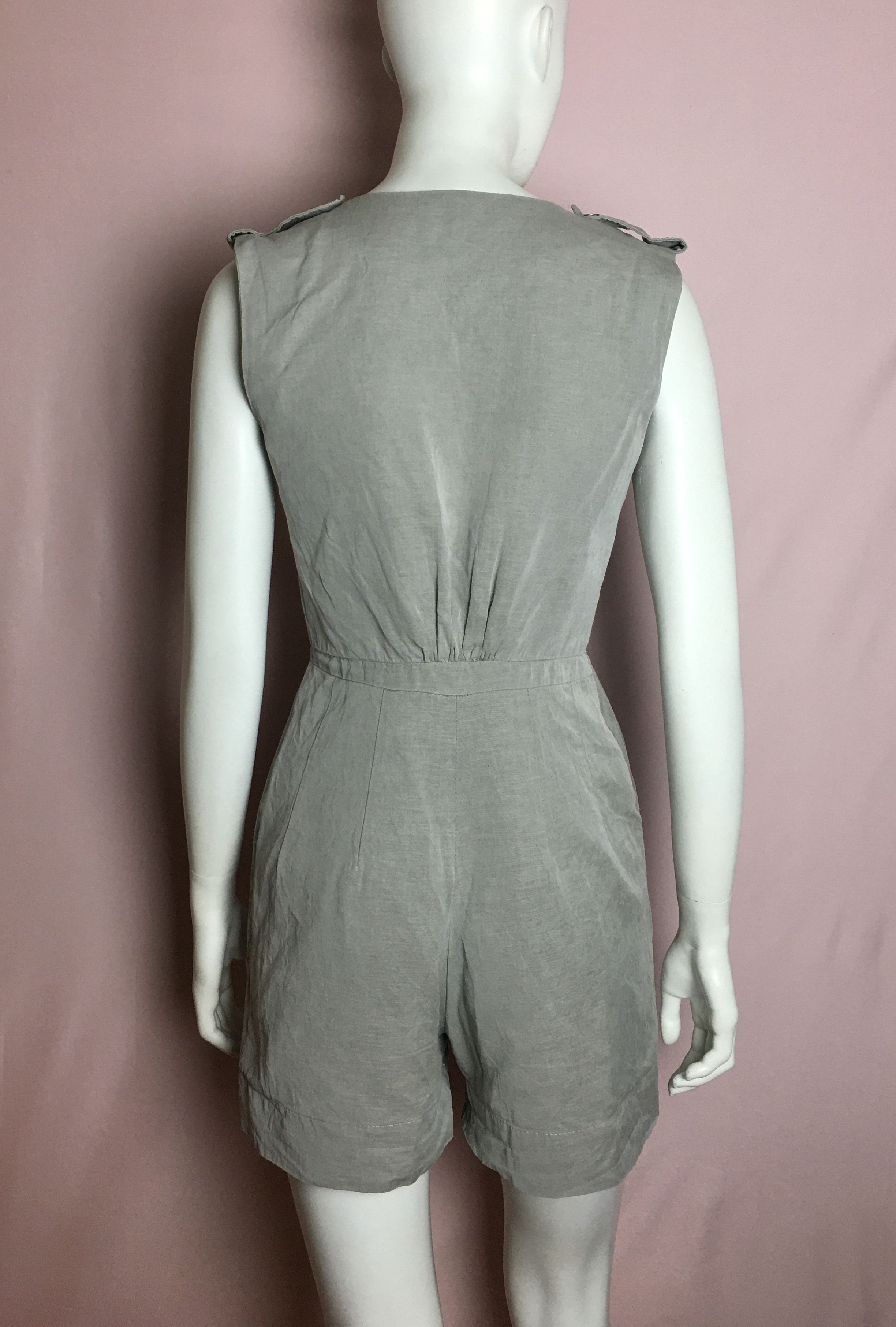 Other Lejla Omnia Switzerland Linen Shorts Jumpsuit Size 28" / US 6 / IT 42 - 2 Thumbnail