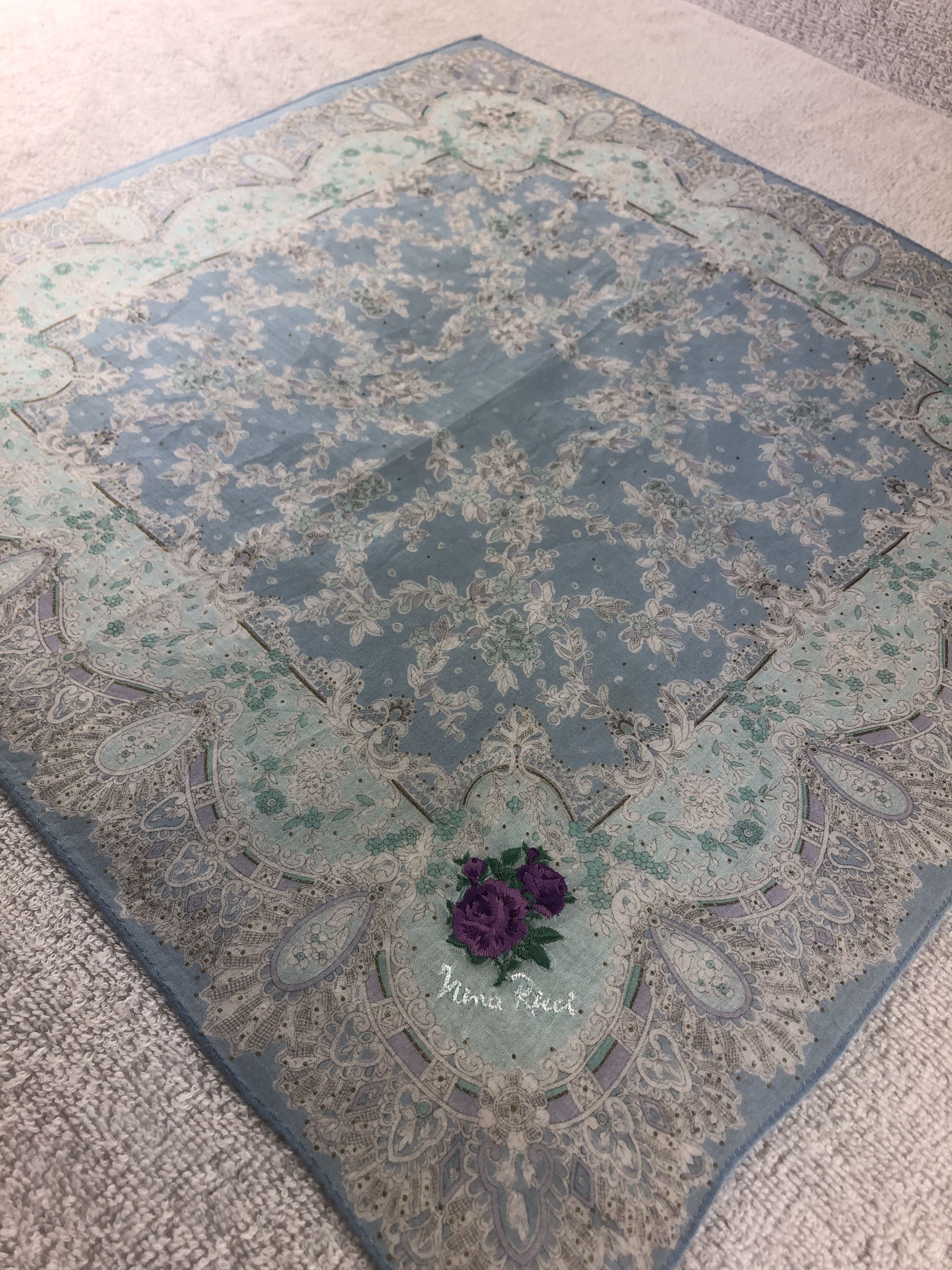 Nina Ricci × Vintage Nina Ricci Handkerchief / Bandana / Neckerchief Size ONE SIZE - 4 Thumbnail