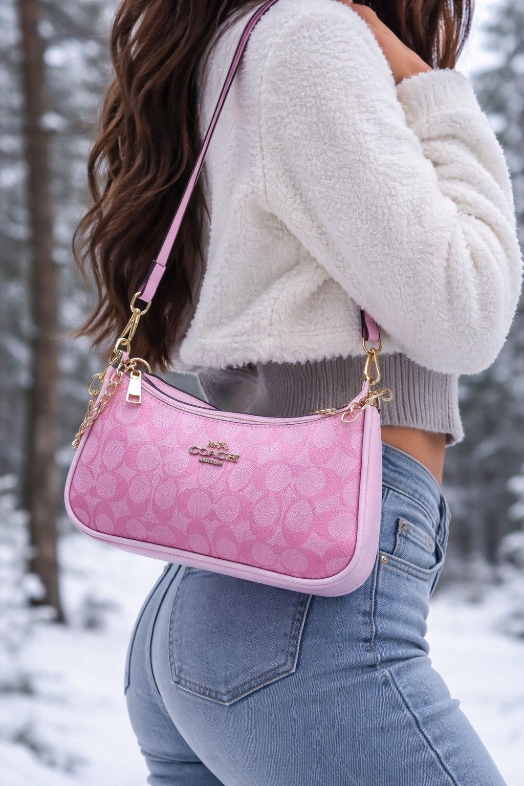 Coach Pink coach Notila Bag Size ONE SIZE - 1 Thumbnail