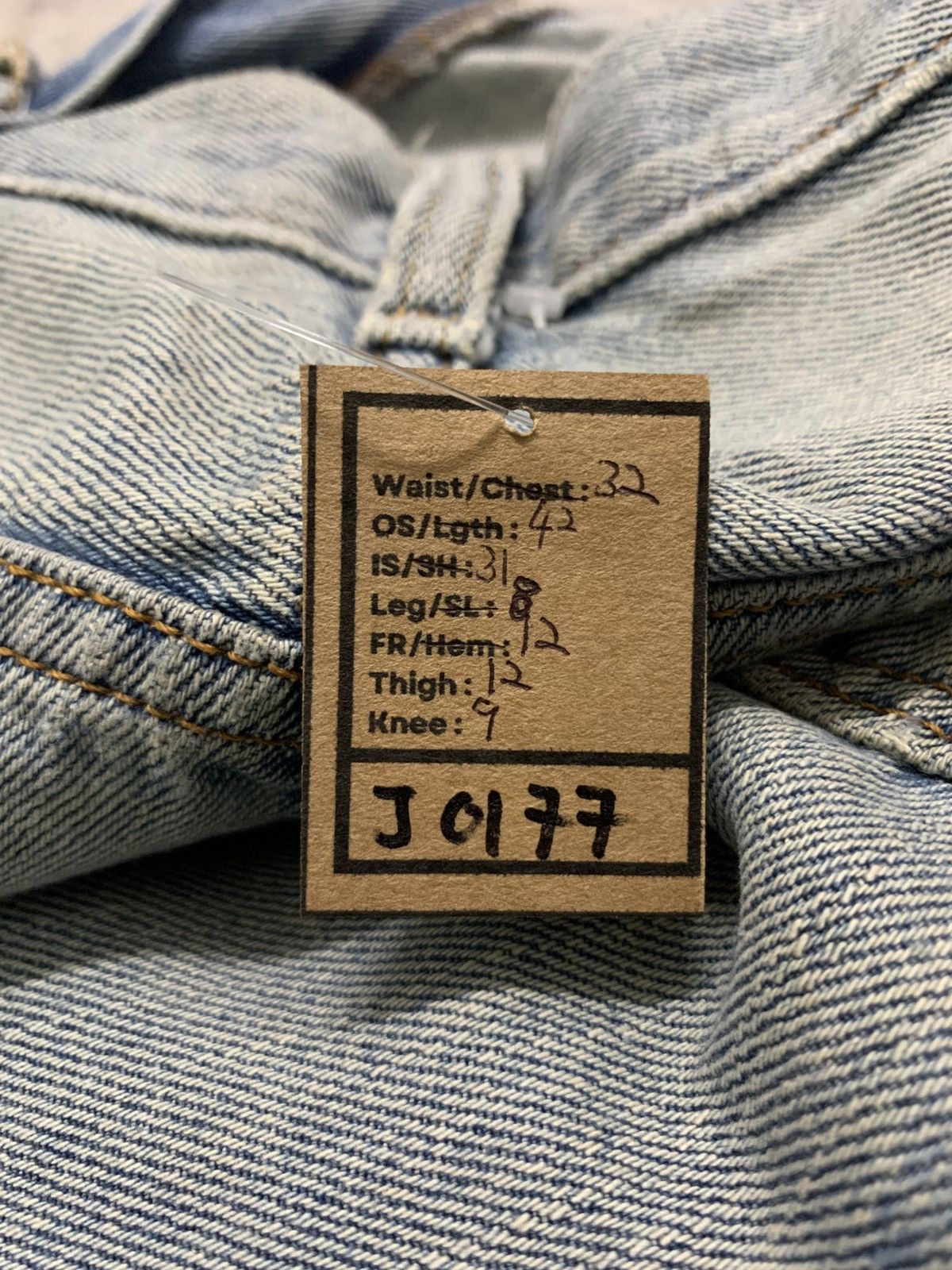 Levi's Size 32x31 Vintage Y2K Levi's 505 Distressed Denim Jeans Size US 32 / EU 48 - 18 Thumbnail
