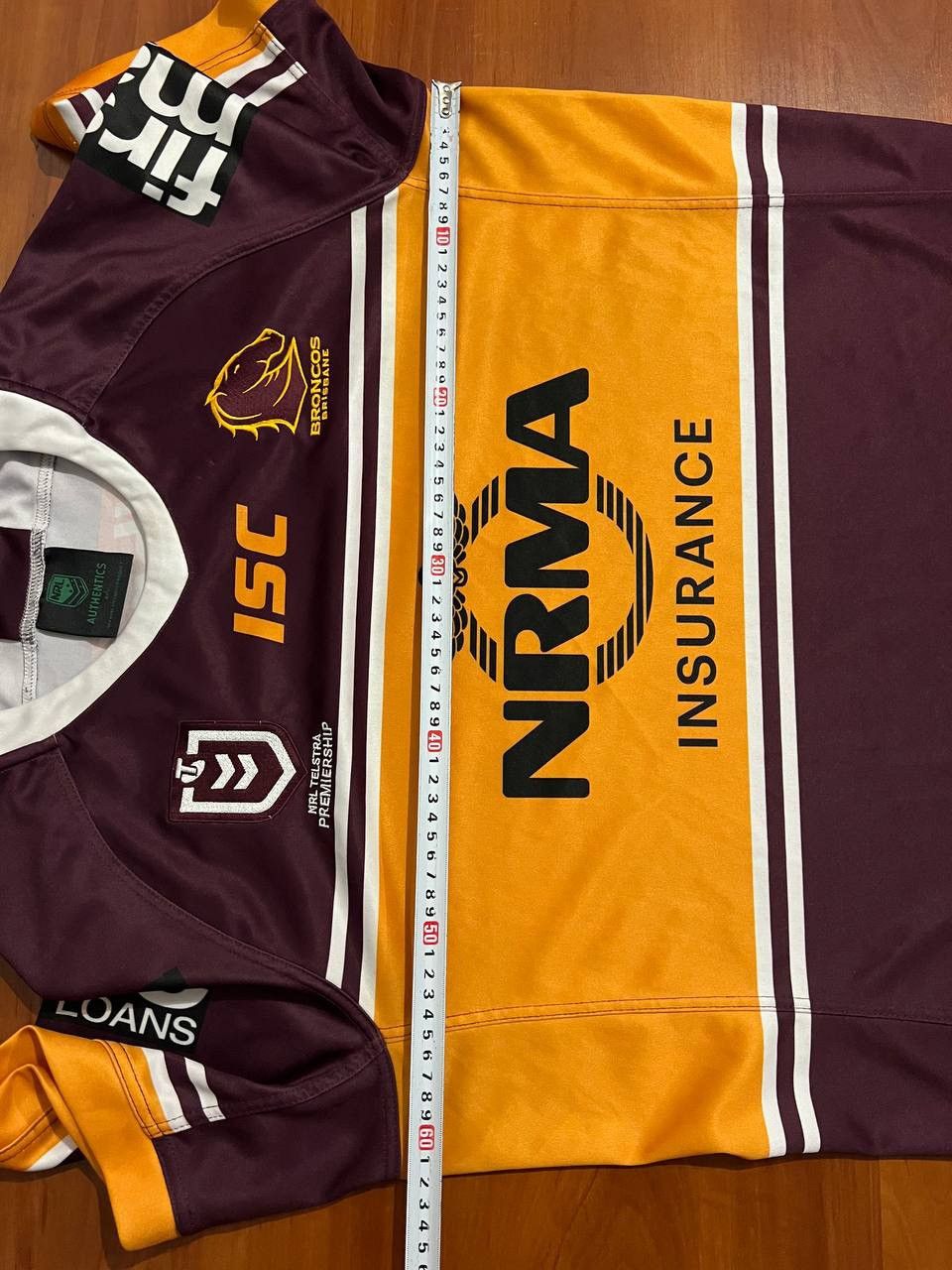 New Zealand Outback 2019 NRL BRONCOS BRISBANE RUGNY UNION SHIRT JERSEY ISC 2XL Size US XXL / EU 58 / 5 - 20 Thumbnail