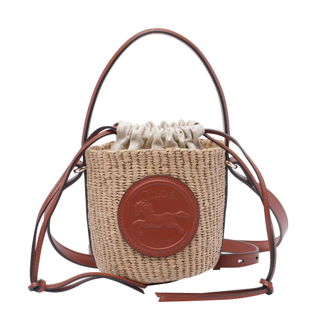 Chloe MINI HORSE MEDAL BUCKET BAG Size ONE SIZE - 1 Thumbnail