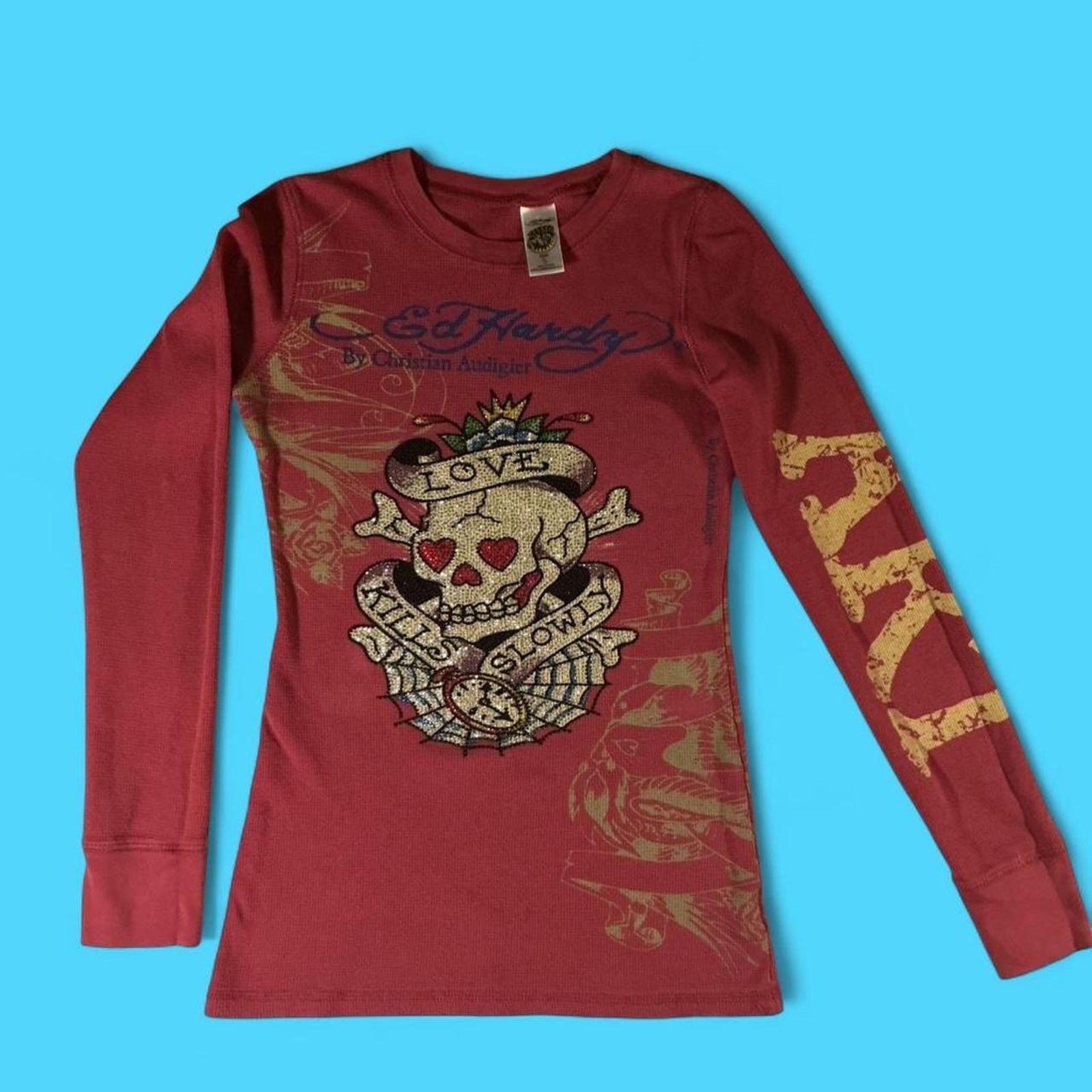 Ed Hardy Rare ed hardy rhinestone Size S / US 4 / IT 40 - 1 Thumbnail