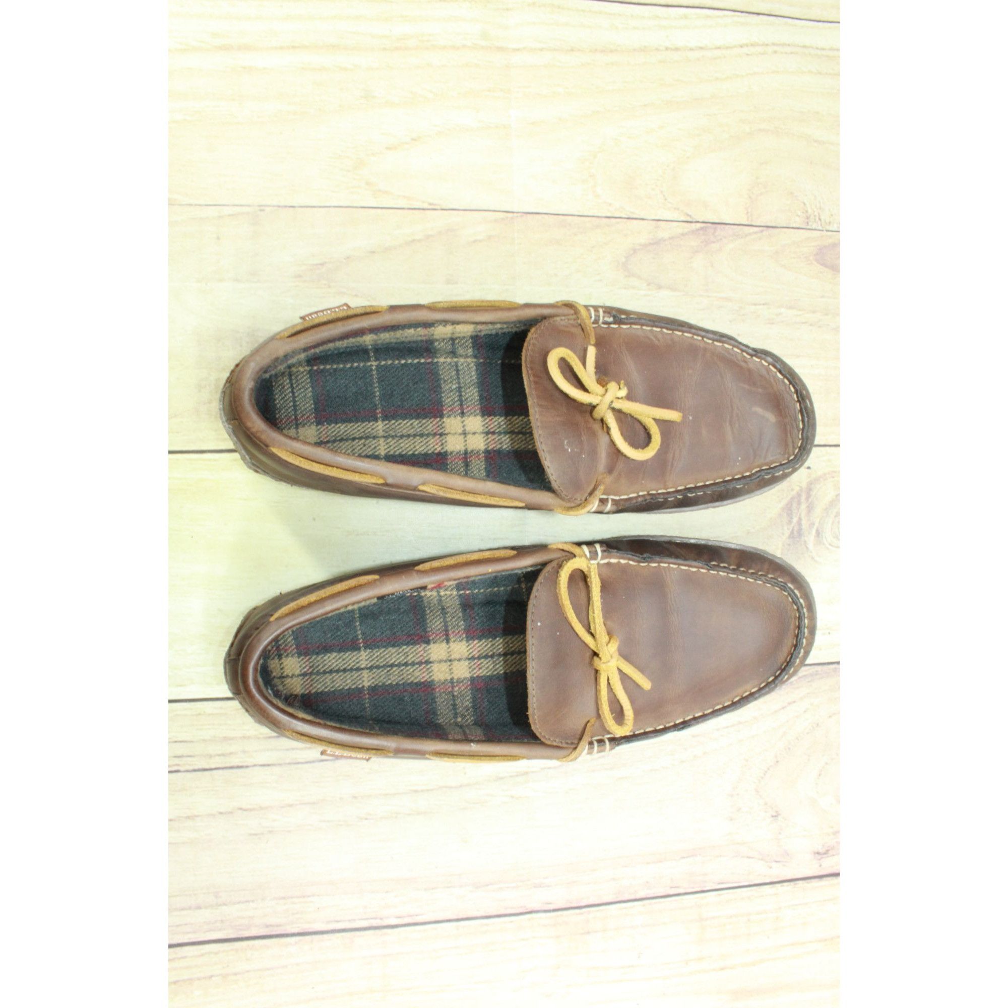 L.L. Bean LL Bean Men's Brown Leather Flannel Lined Classic Style Hand Size US 11 / EU 44 - 7 Thumbnail