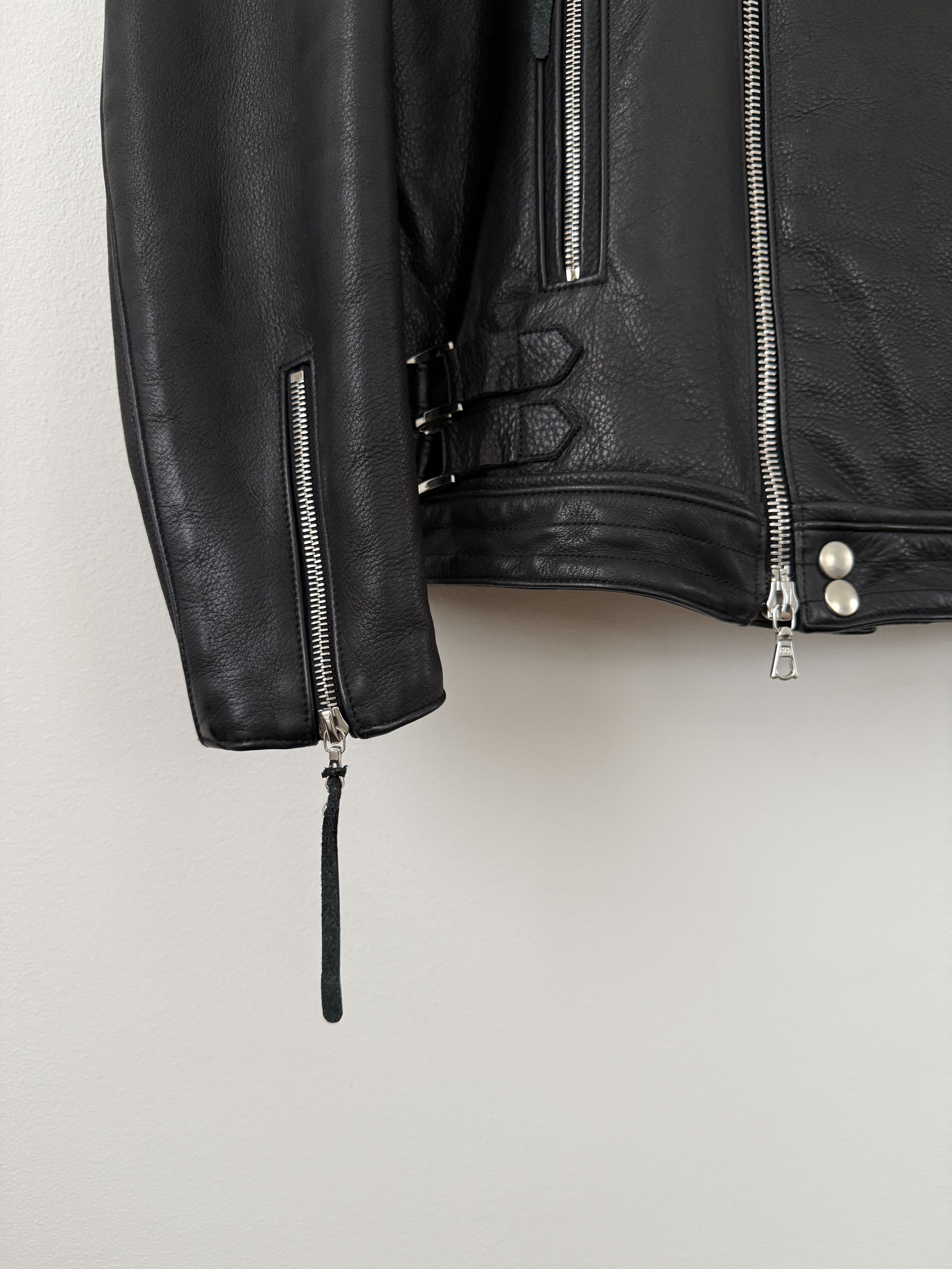 John Elliott Leather Moto Jacket Size US L / EU 52-54 / 3 - 8 Thumbnail