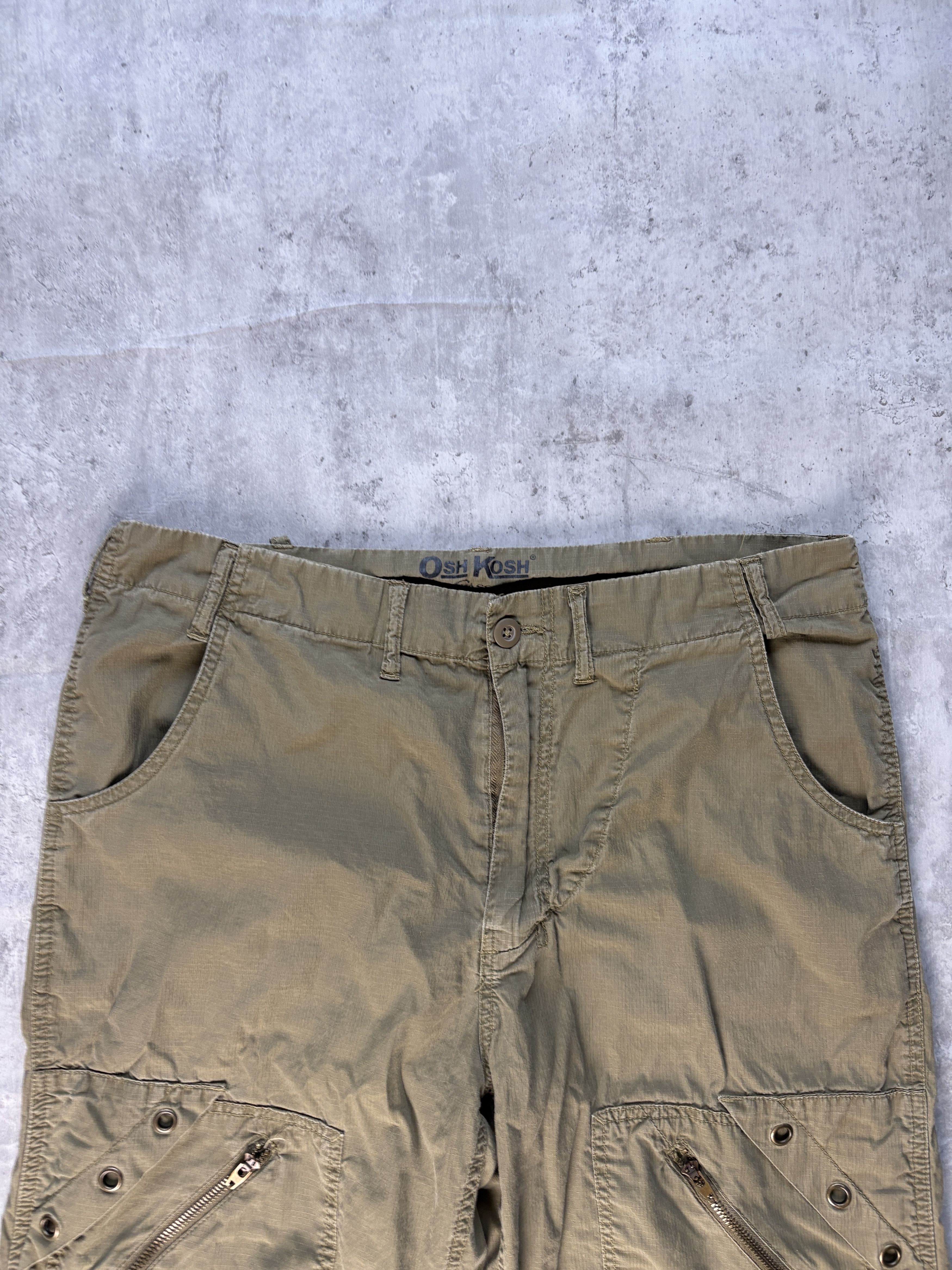 Oshkosh Japanese Archive Osh Kosh Long Military Shorts Size US 34 / EU 50 - 5 Thumbnail
