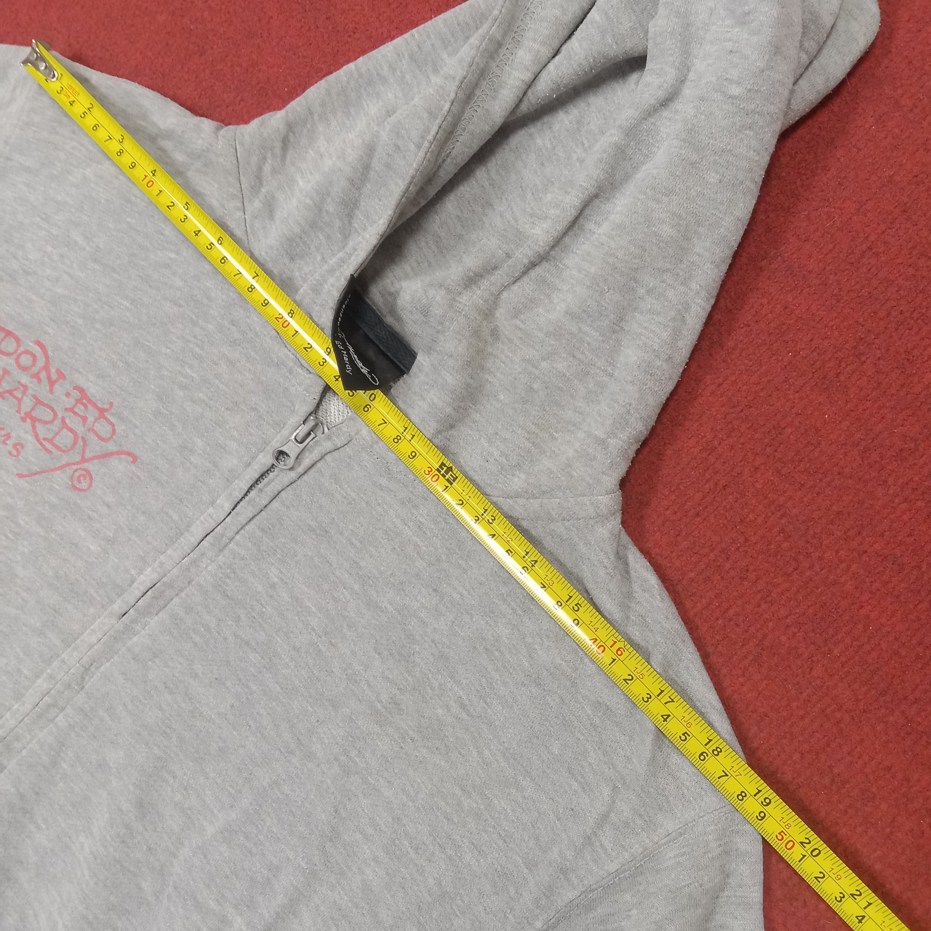 Christian Audigier × Ed Hardy × Vintage Ed Hardy Skulls Design Streetwear Zipper Hoodies Size US M / EU 48-50 / 2 - 10 Thumbnail