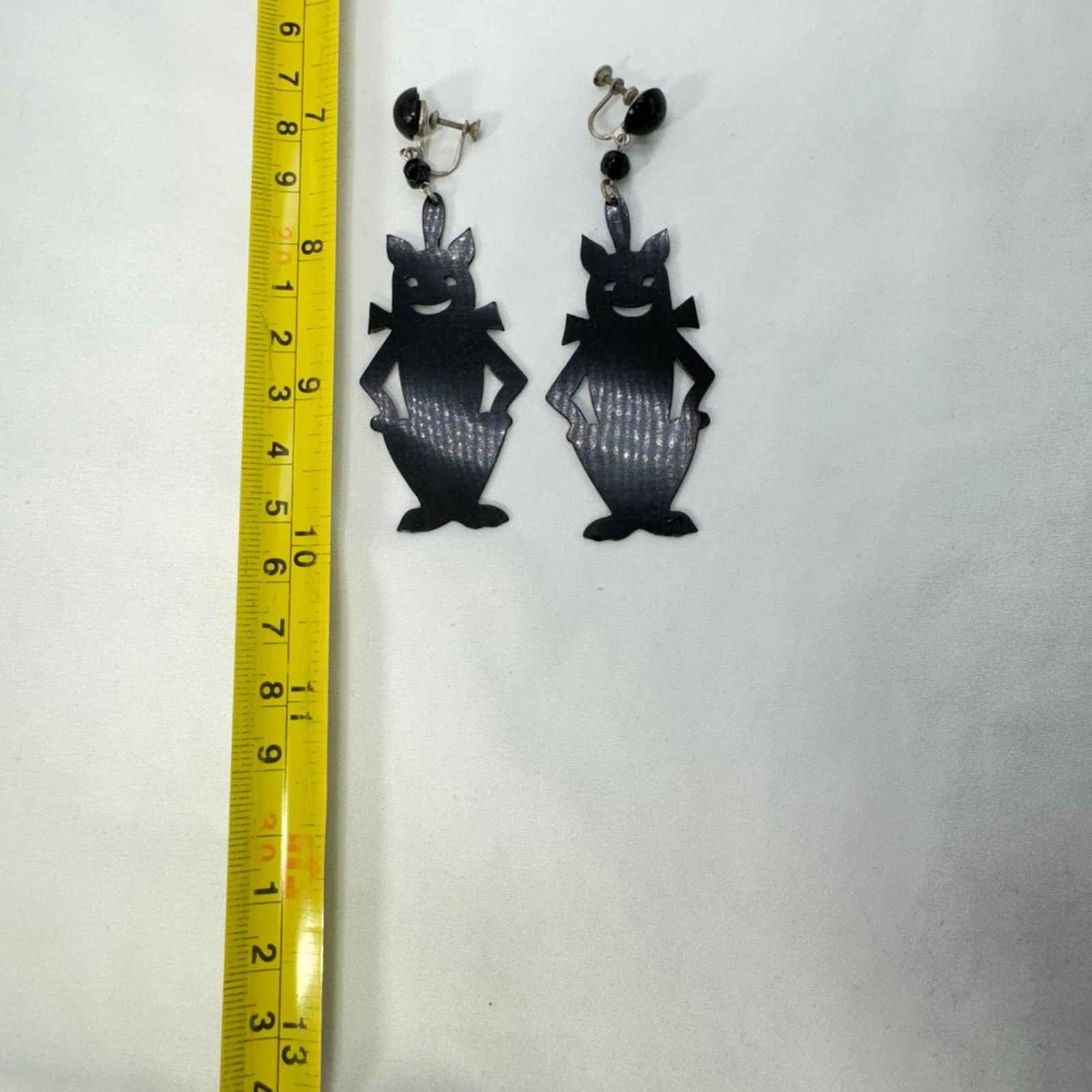 NBDN Nobrandedon Antique RARE VHTF celluloid cat earrings Size ONE SIZE - 5 Thumbnail