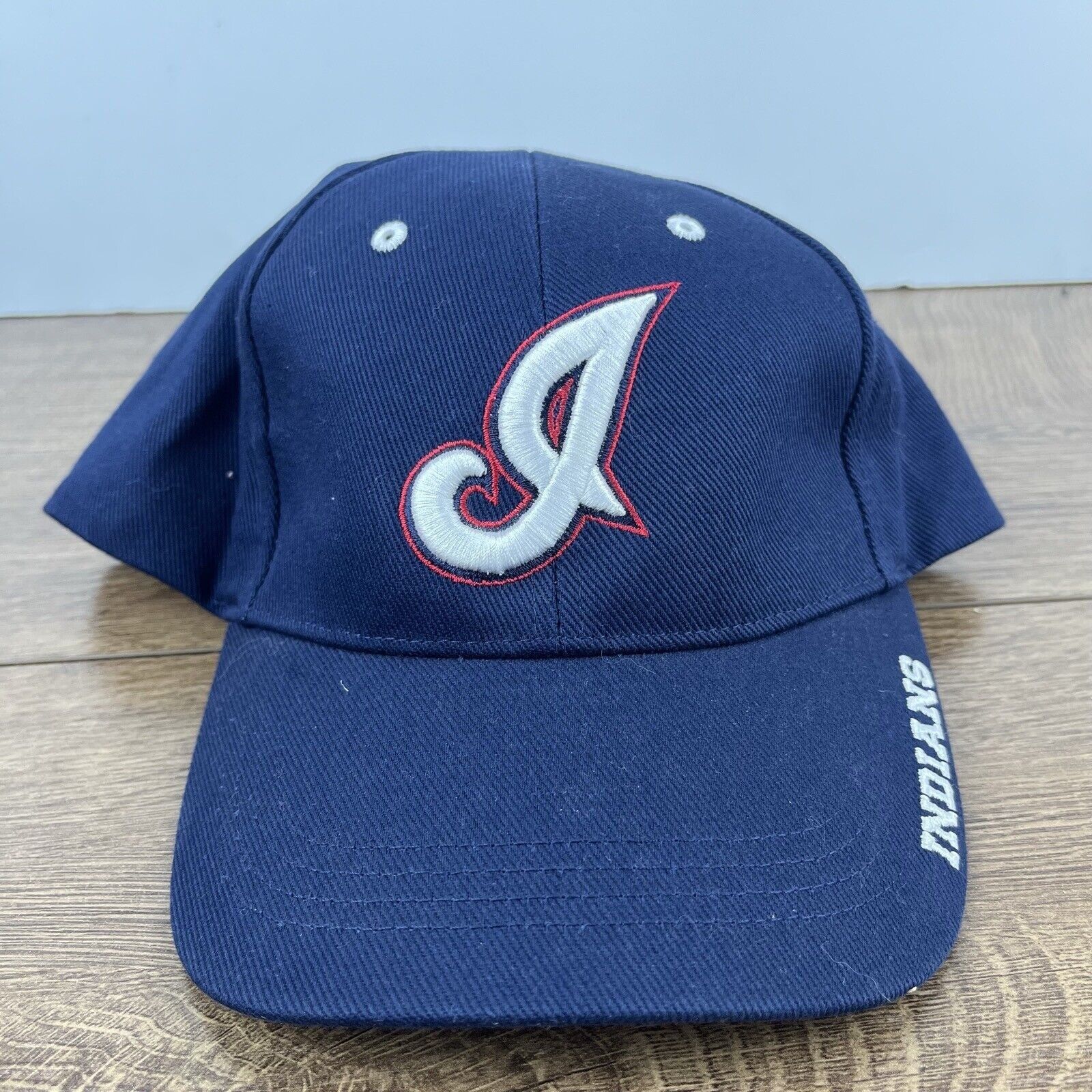 Other Cleveland Indians MLB Hat Indians Blue Adjustable Hat Blue A Size ONE SIZE - 3 Thumbnail