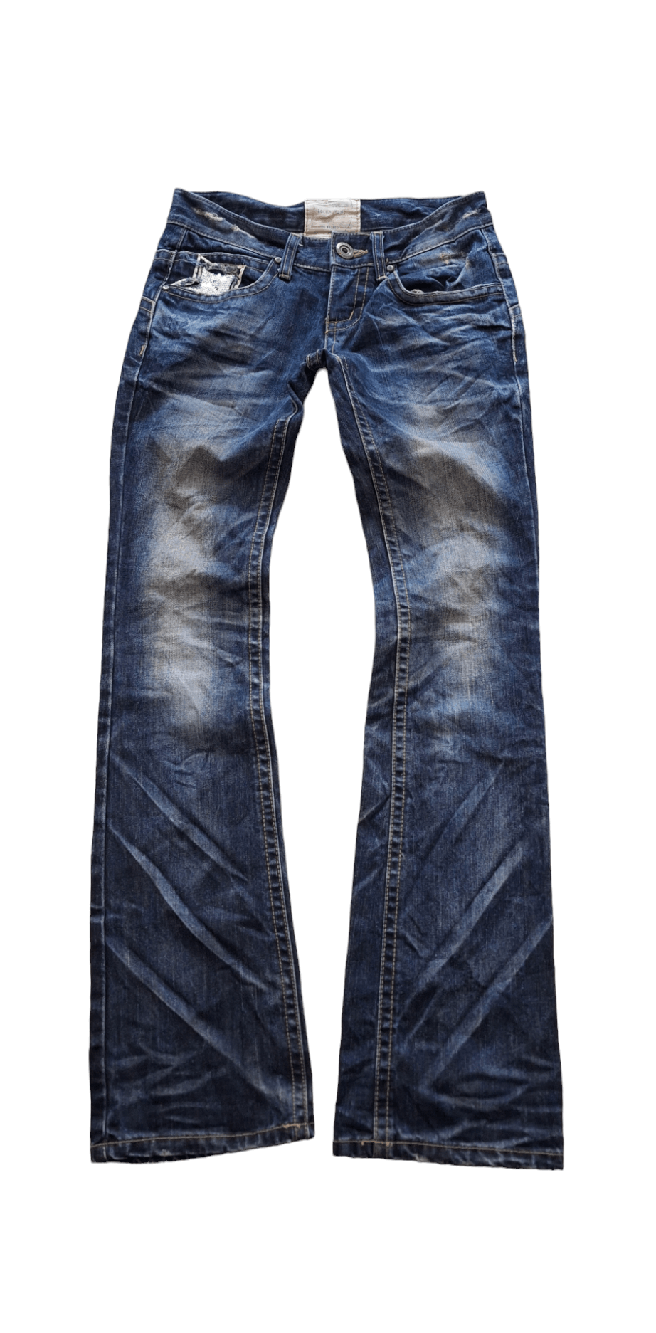 Designer × Japanese Brand Japanese Brand Lolita Flared Whiskered Jeans Size US 26 / EU 42 - 1 Thumbnail