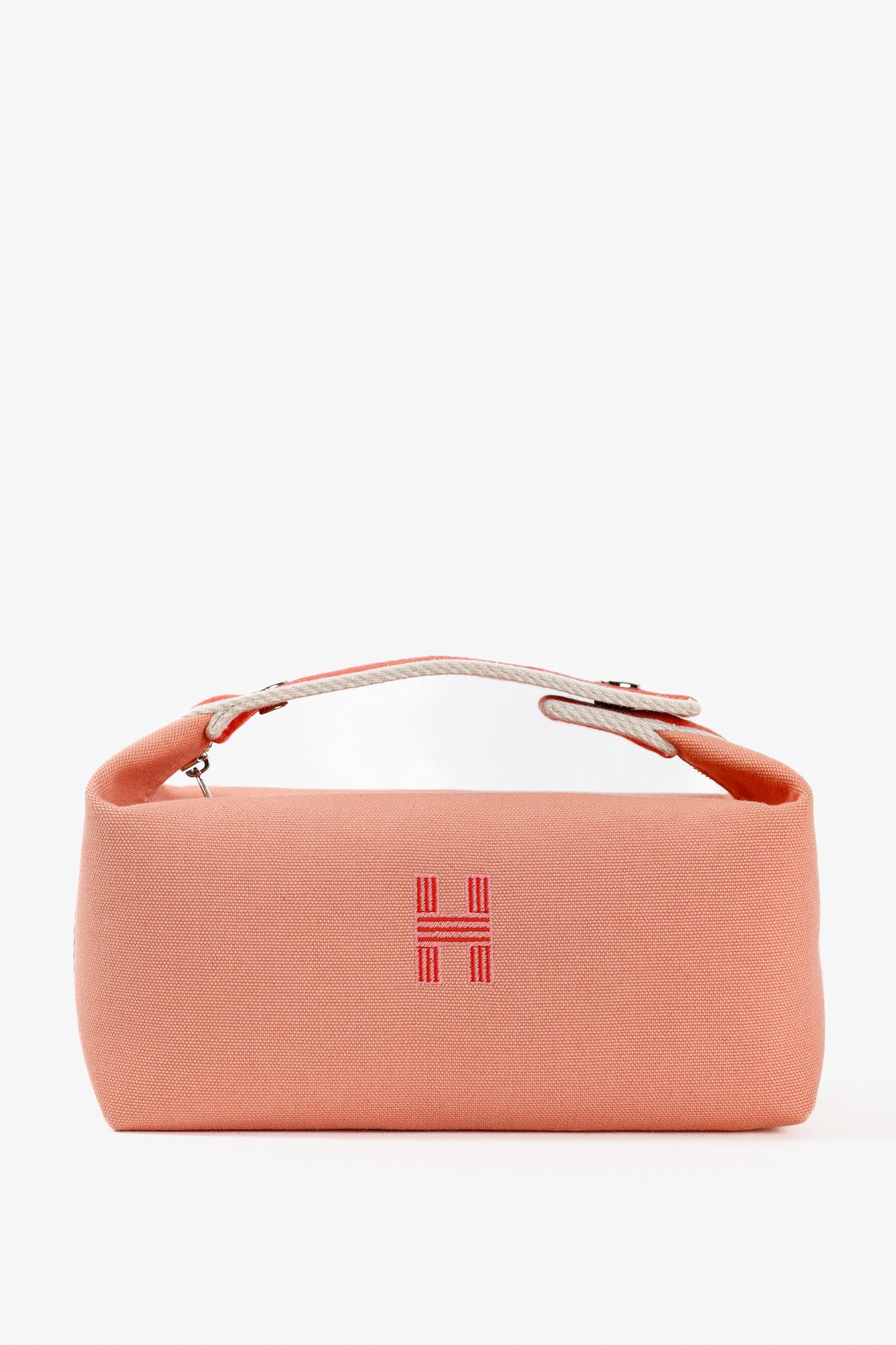 Hermes Hermes Bride-a-Brac Small Model Goyave Canvas Case Size ONE SIZE - 1 Thumbnail