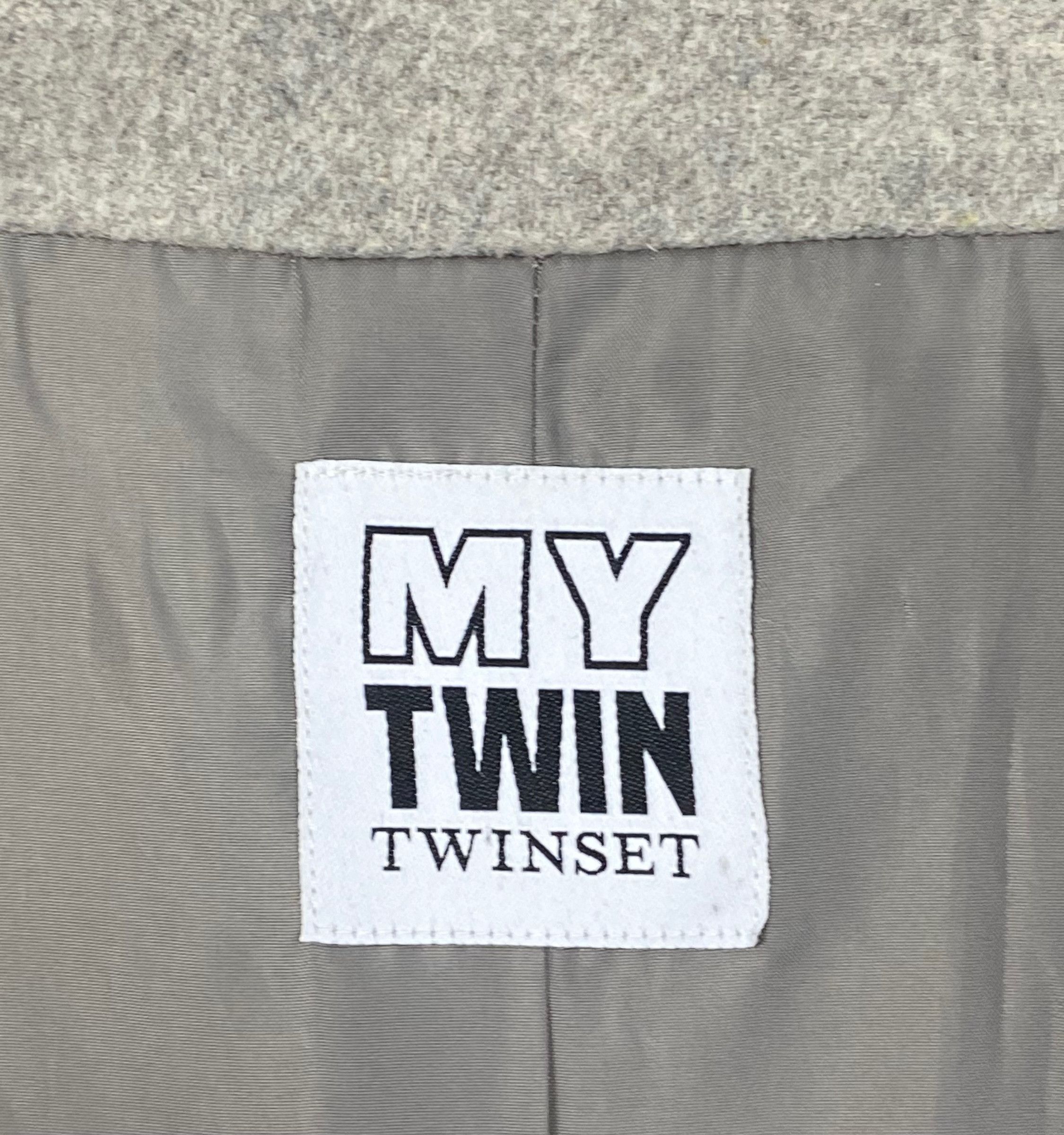 TWINSET twin-set double-breasted wool coat decorated size S Size S / US 4 / IT 40 - 16 Thumbnail