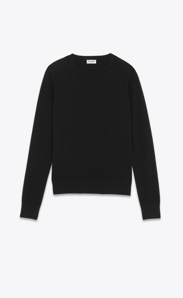 Saint Laurent Paris o1bcso1str1225 Sweater in Black Size US XS / EU 42 / 0 - 1 Thumbnail