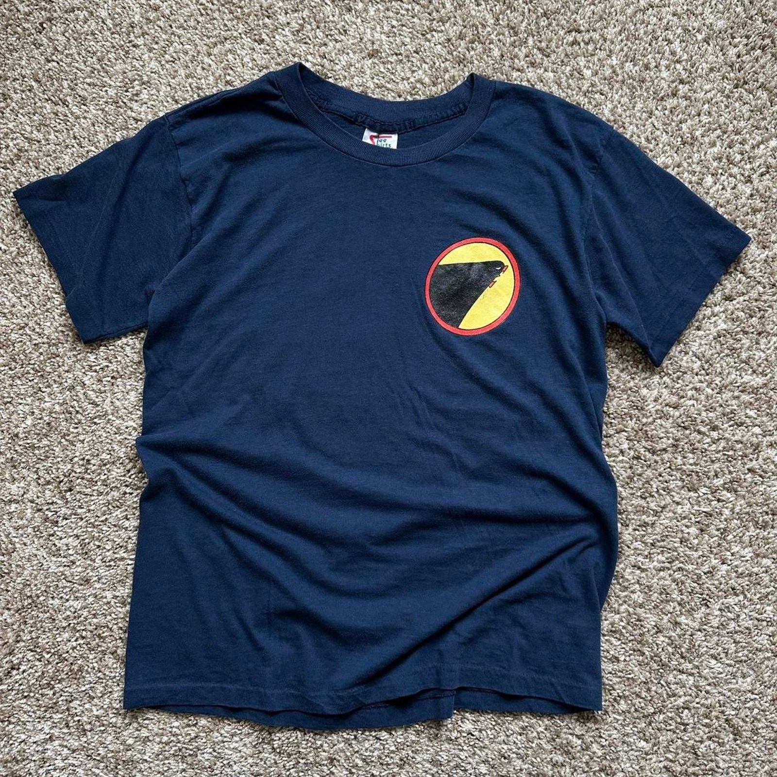 Vintage Vintage 80s Blackhawk Comic Fitted Thin Basic Graphic Shirt Size US M / EU 48-50 / 2 - 1 Thumbnail