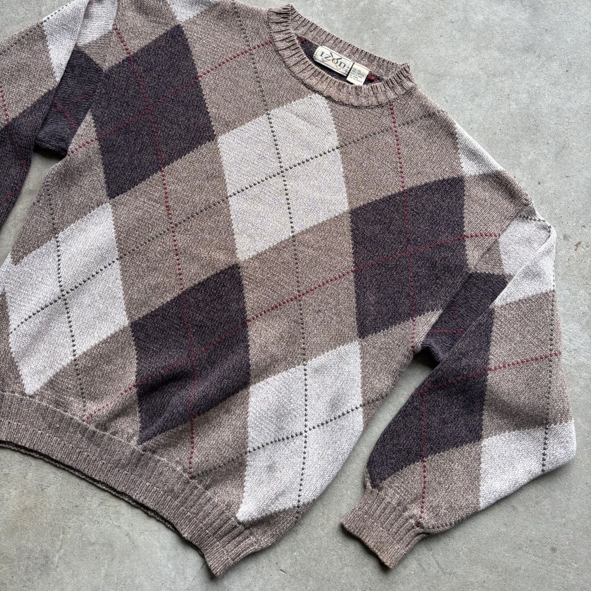 Izod vintage 90s IZOD LACOSTE Golf Knitted Knit Sweater Size US XL / EU 56 / 4 - 4 Thumbnail