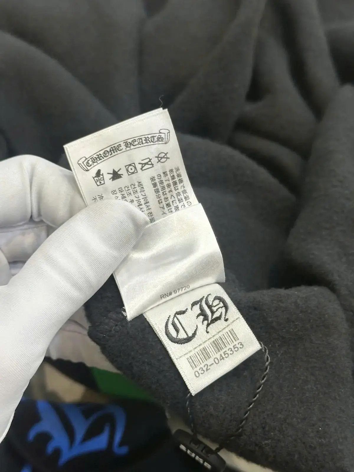 Chrome Hearts CHROME HEARTS Stencil Hoodie BLACK Size US S / EU 44-46 / 1 - 13 Thumbnail