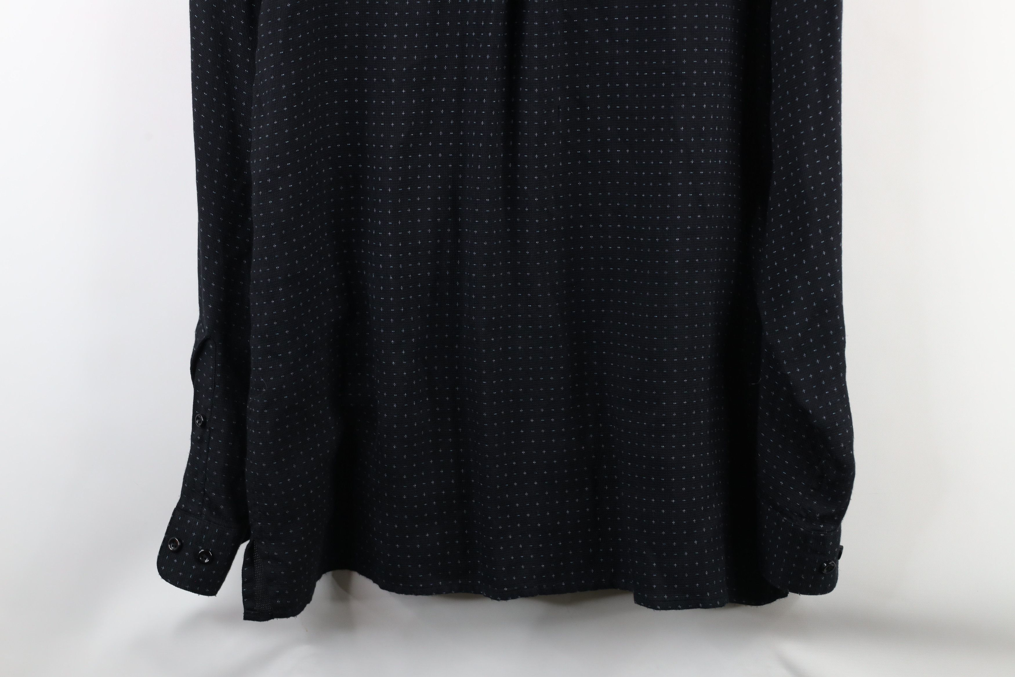 Vintage Vintage 90s Streetwear Silk Collared Button Shirt Black Size US M / EU 48-50 / 2 - 10 Thumbnail