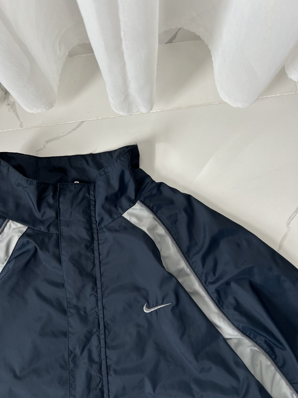 Nike × Vintage 90’s NIKE RETRO RARE GORPCORE Y2K SWOOSH LOGO TRACK JACKET Size US M / EU 48-50 / 2 - 4 Thumbnail