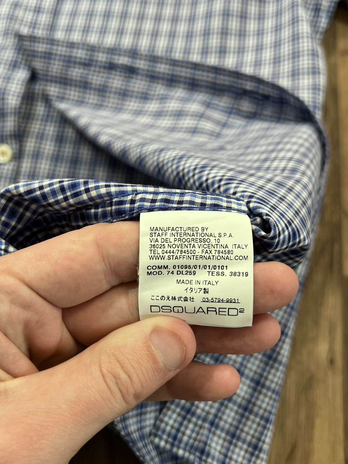 Dsquared2 Dsquared2 Checked Archive Shirt Koszula Hedi Slimane Italy Size US M / EU 48-50 / 2 - 7 Thumbnail