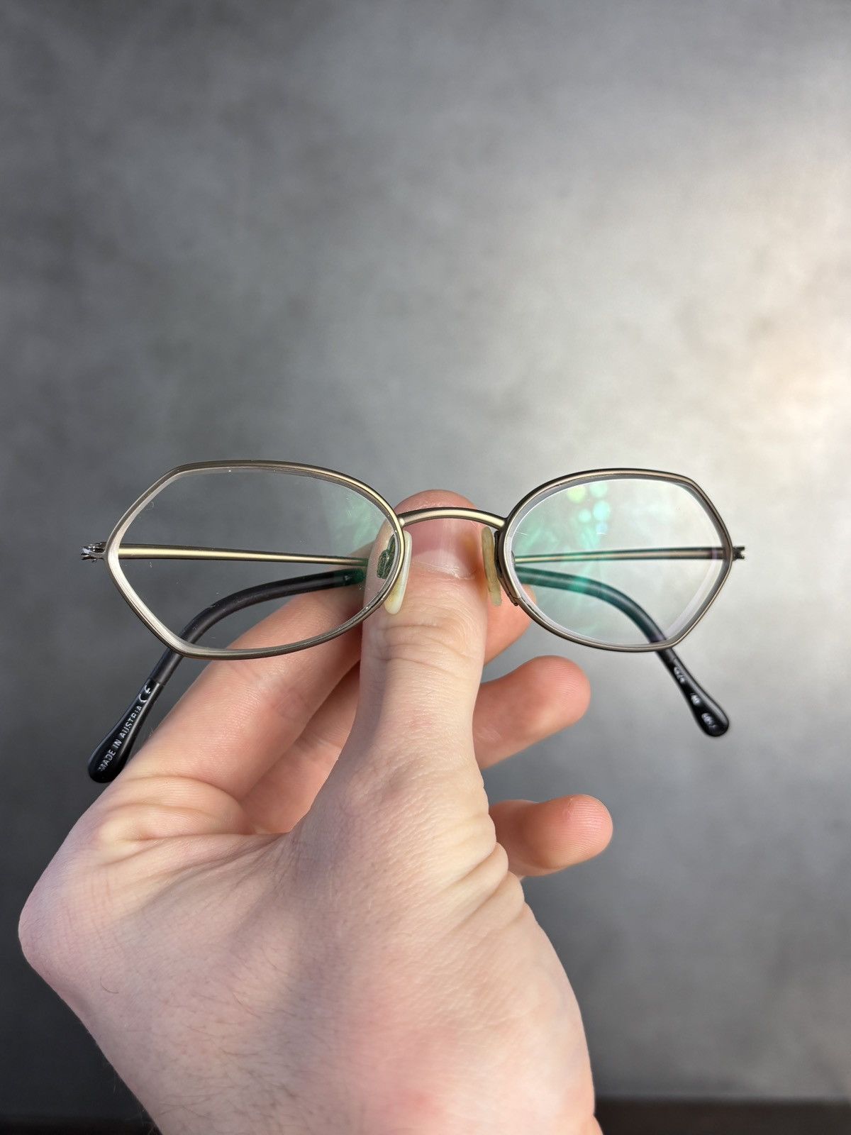 Adidas × Vintage Vintage Adidas Eyeglasses Frames Austria Masters Angular Hex Size ONE SIZE - 1 Thumbnail