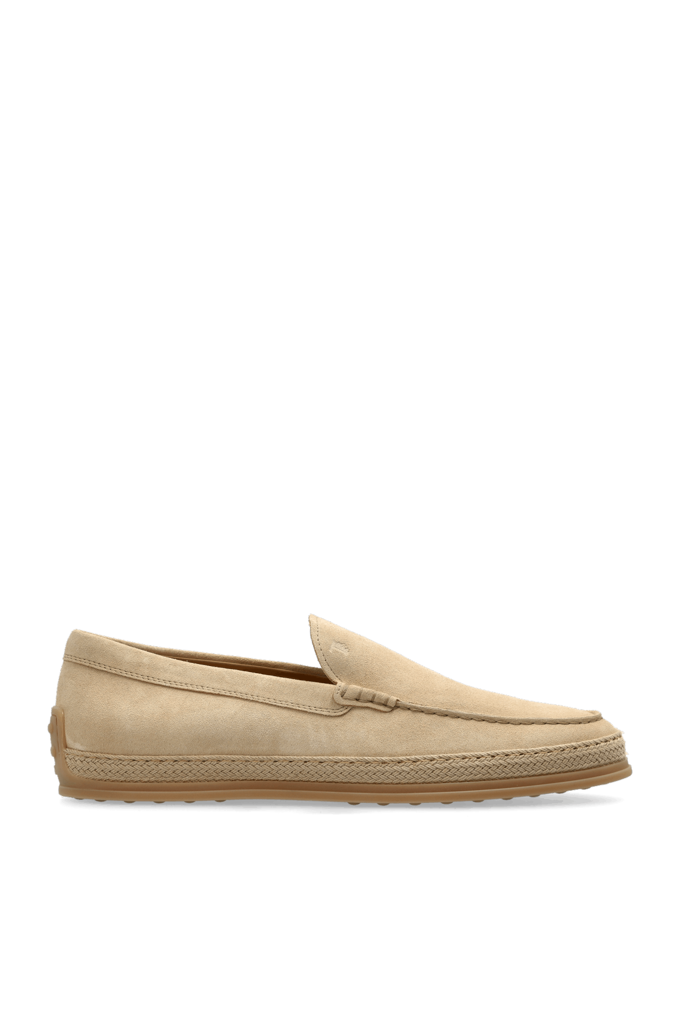 Tod's o1s22i1n0325 Leather Slip-on Loafers in Beige Size US 8 / EU 41 - 1 Thumbnail