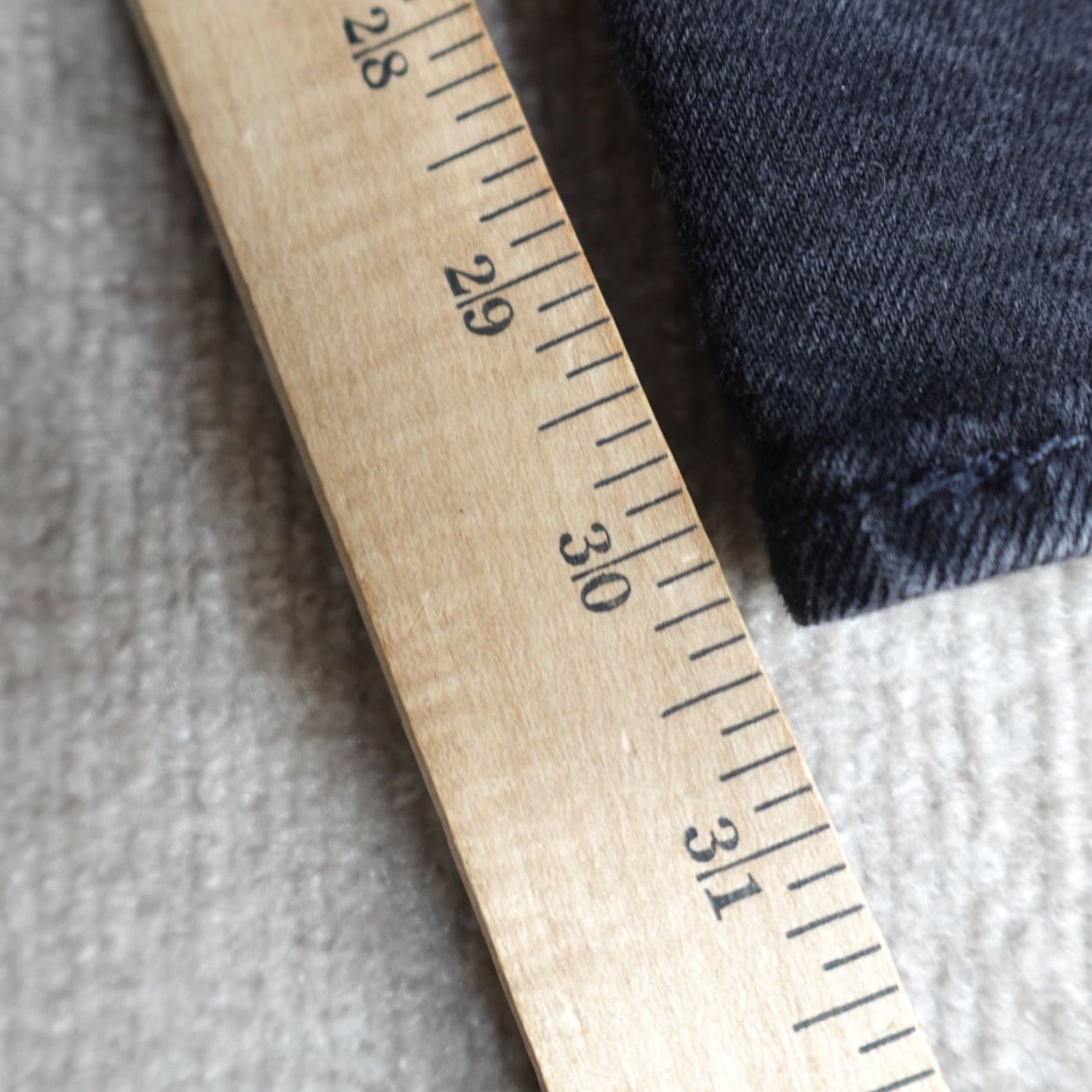 Levi's Levi's Premium 502 Jeans 32 x 30 Black Regular Men Stretch Belt Loops Denim Solid Vintage: No Size US 32 / EU 48 - 3 Thumbnail