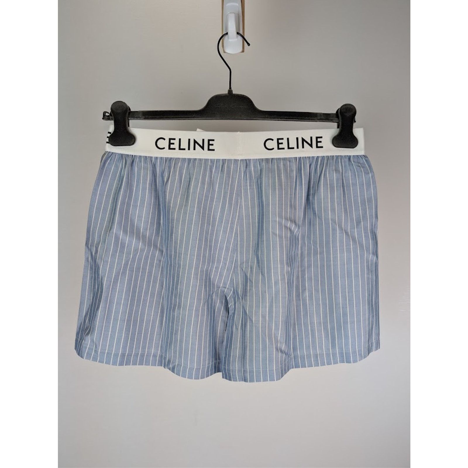 Celine o1rshd1 Size : M / Stripe Boxer in Blue/White Size ONE SIZE - 8 Thumbnail