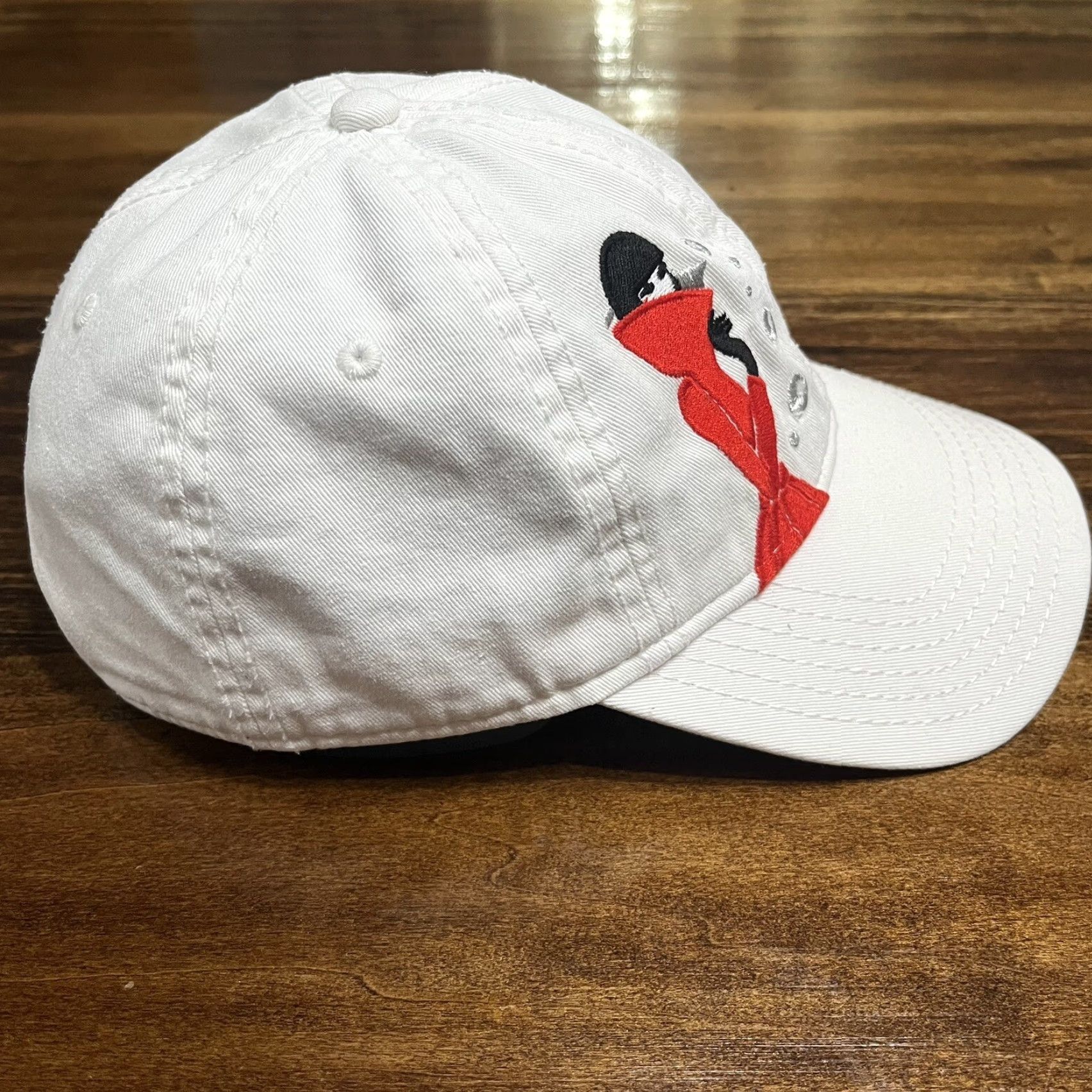 Vintage Coca Cola Diet Coke Hat Cap White Strap Back Adjustable DK Lady In A Coat Size ONE SIZE - 7 Thumbnail