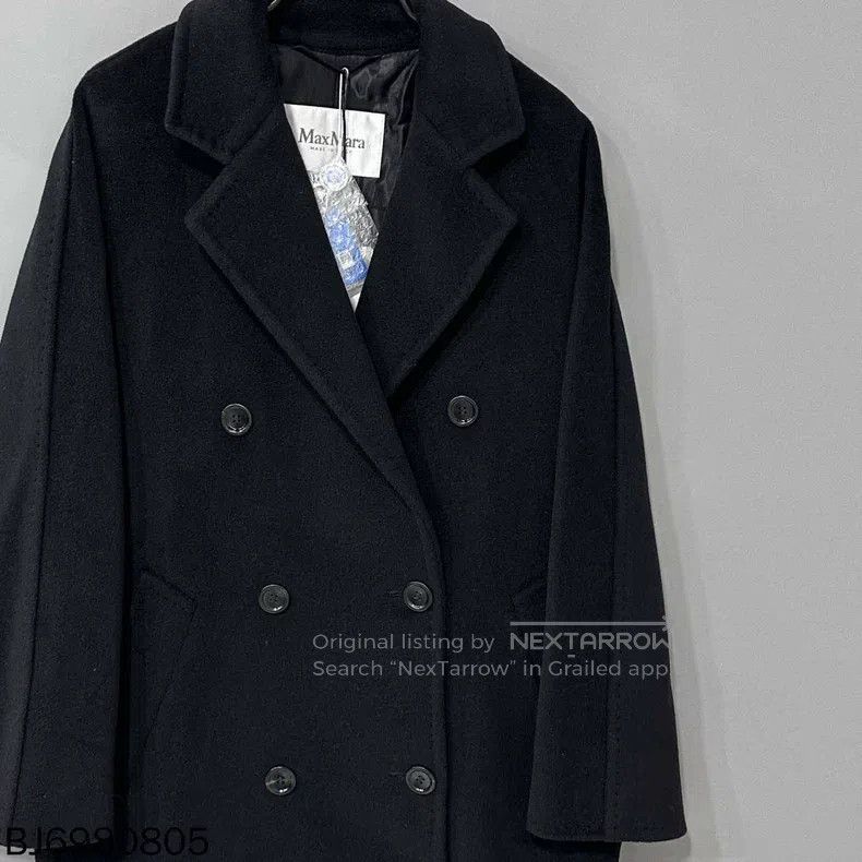 Max Mara Max Mara Black short coat Size XXS / US 00 / IT 34 - 2 Thumbnail