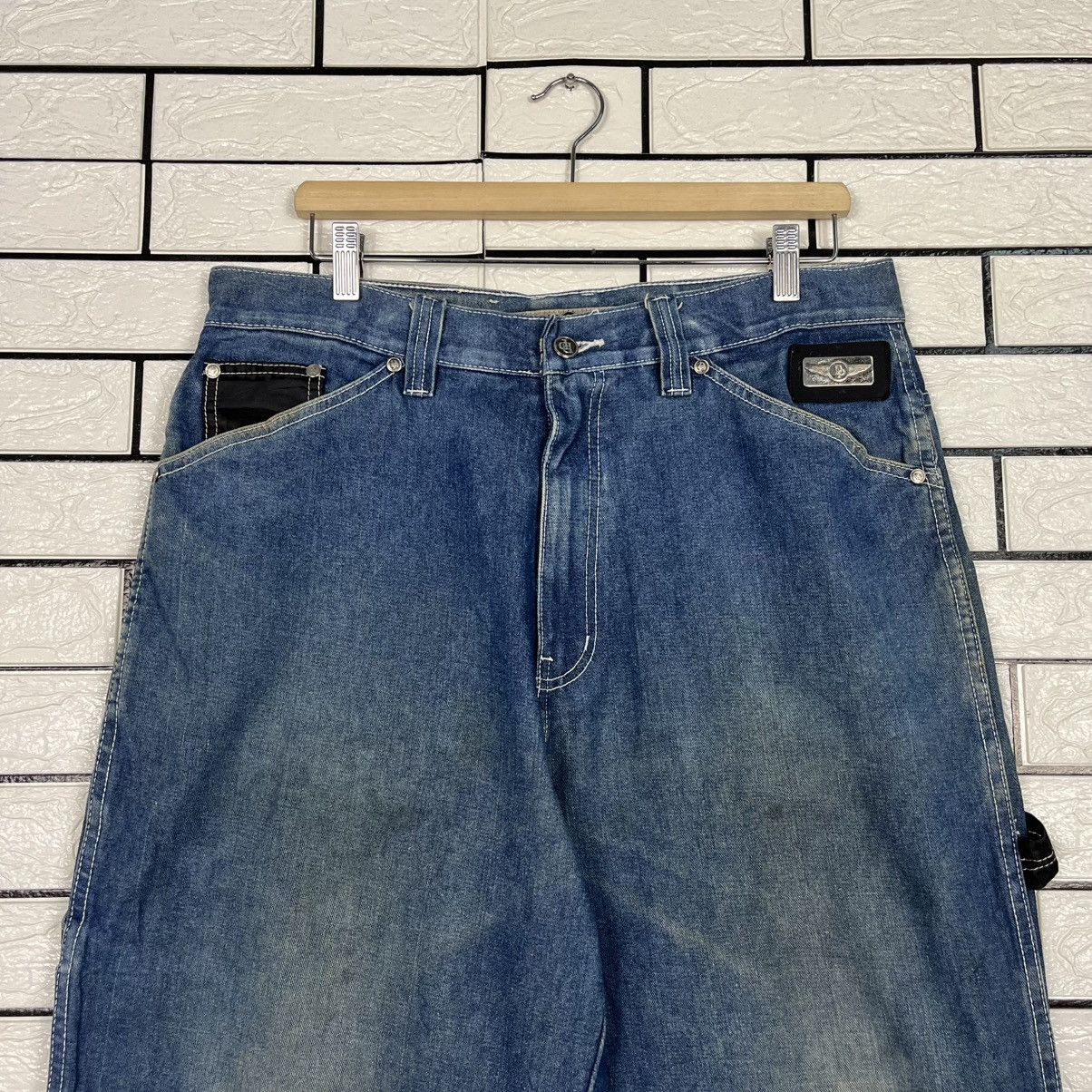 Pelle Pelle Vintage Marc Buchanan Pelle Pelle Workwear Denim Size US 34 / EU 50 - 2 Thumbnail