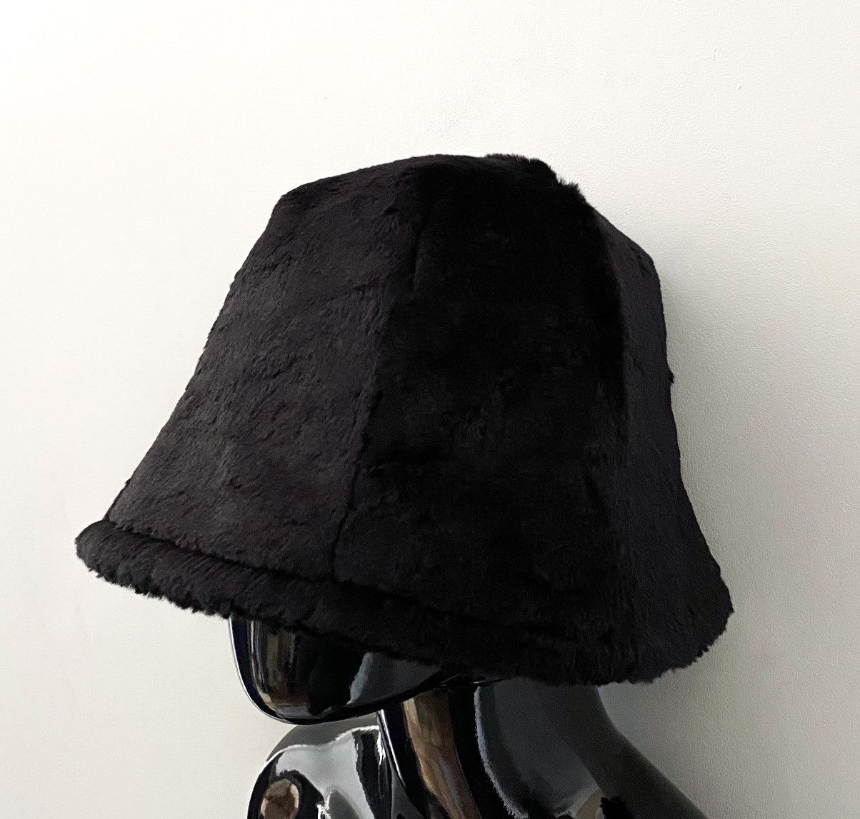 Yohji Yamamoto Y's Yohji Yamamoto Fuzzy Bucket Hat Size ONE SIZE - 4 Thumbnail
