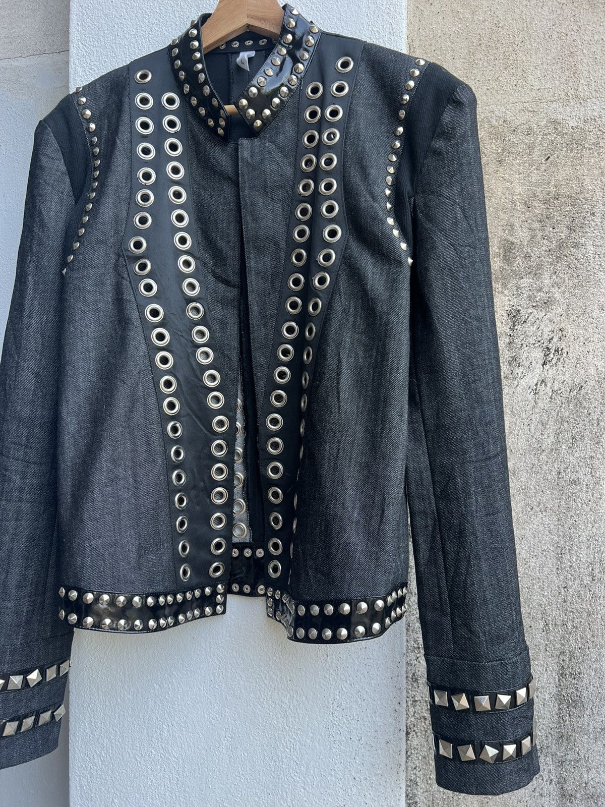 Vintage Vintage Tojo Denim Studded Custom Punk Beauty Beast Jacket Size US M / EU 48-50 / 2 - 4 Thumbnail