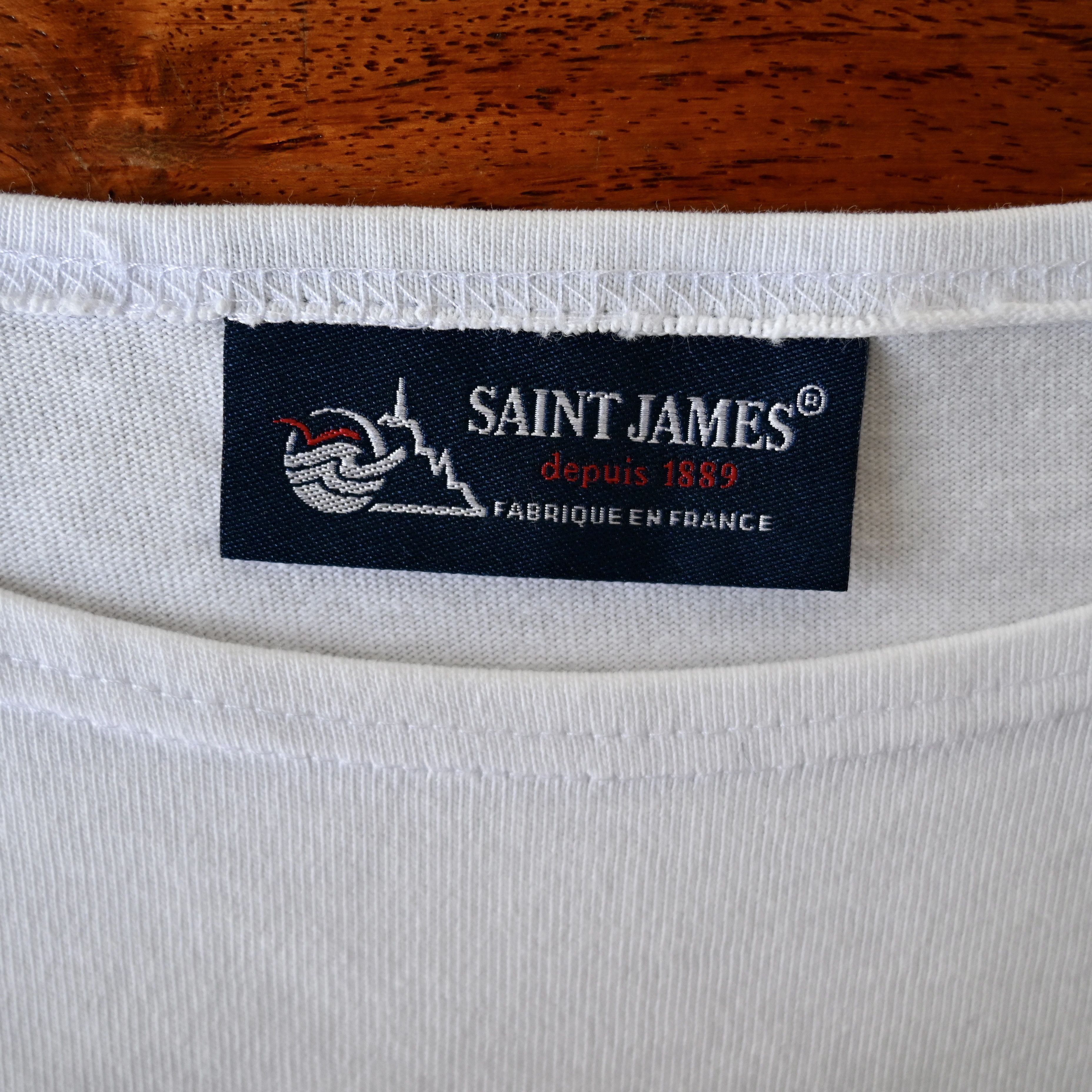 Saint James SAINT JAMES "NAVAL" authentic sailor shirt, 3/SM Size US S / EU 44-46 / 1 - 10 Thumbnail