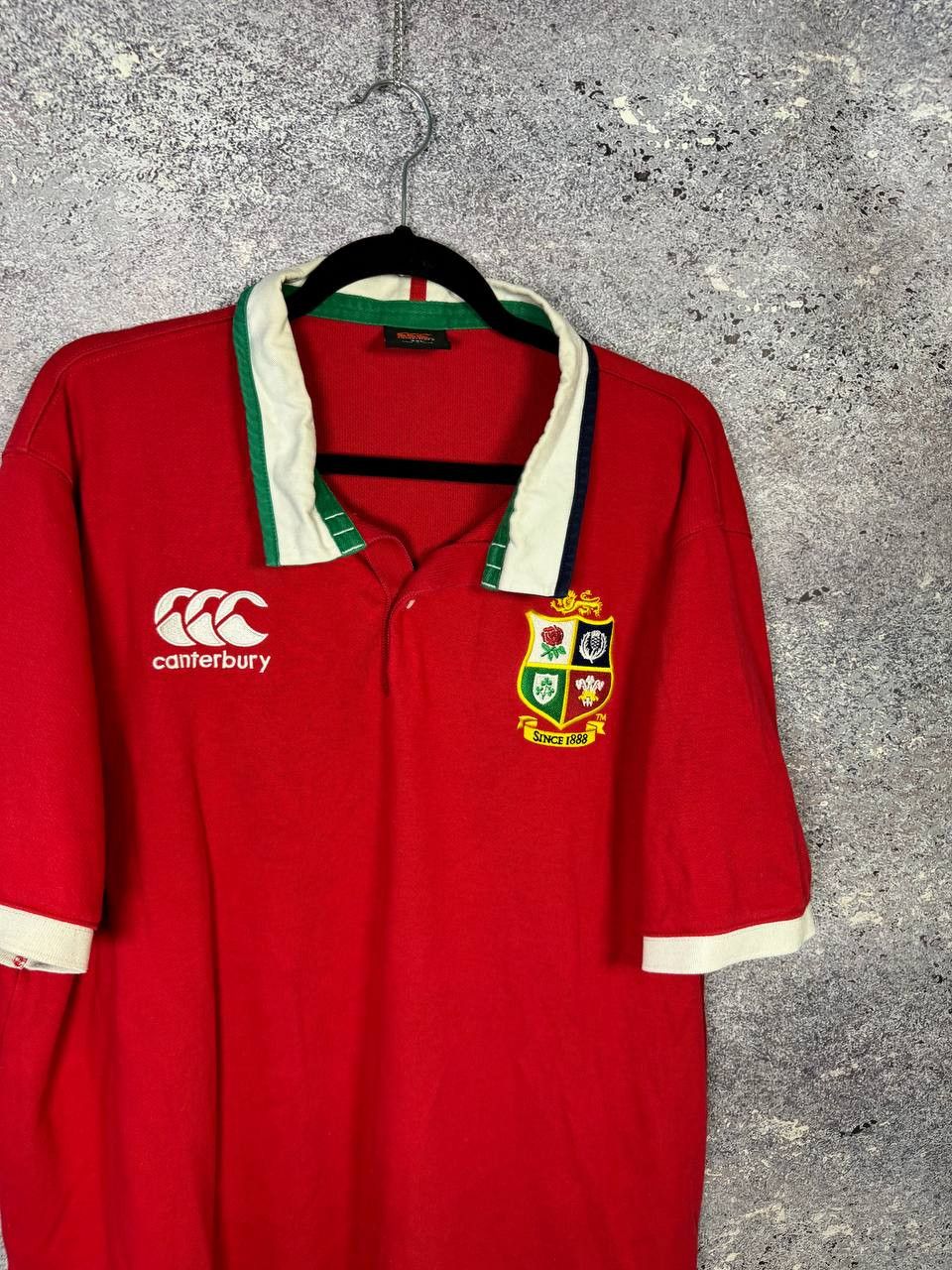 Canterbury of New Zealand Men's Red British Irish Lions Rugby Jersey Canterbury Size US XXL / EU 58 / 5 - 2 Thumbnail